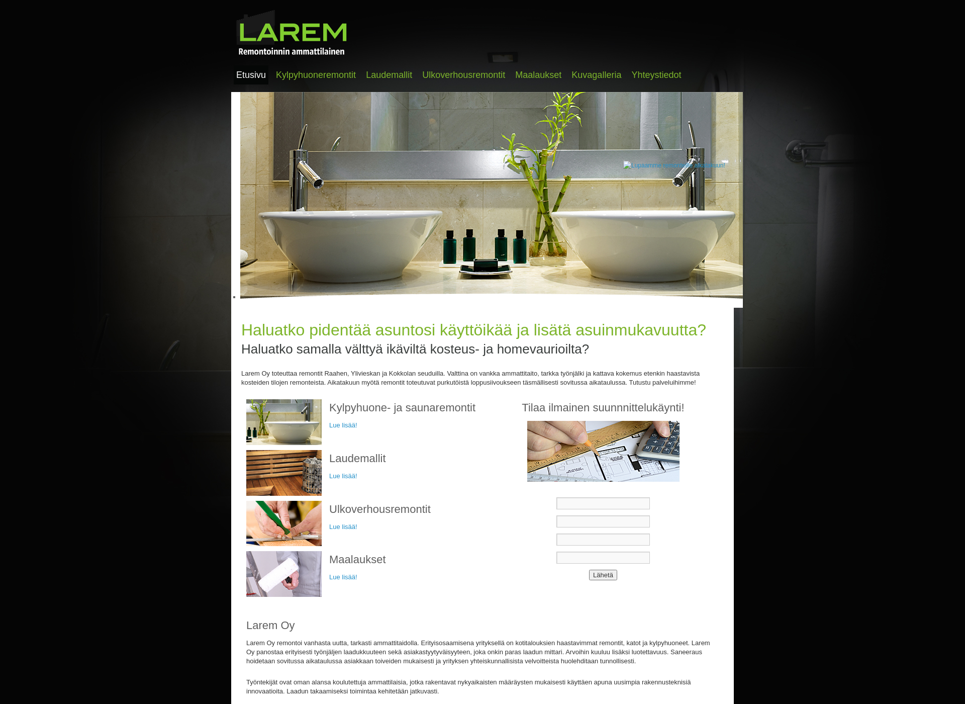 Screenshot for larem.fi