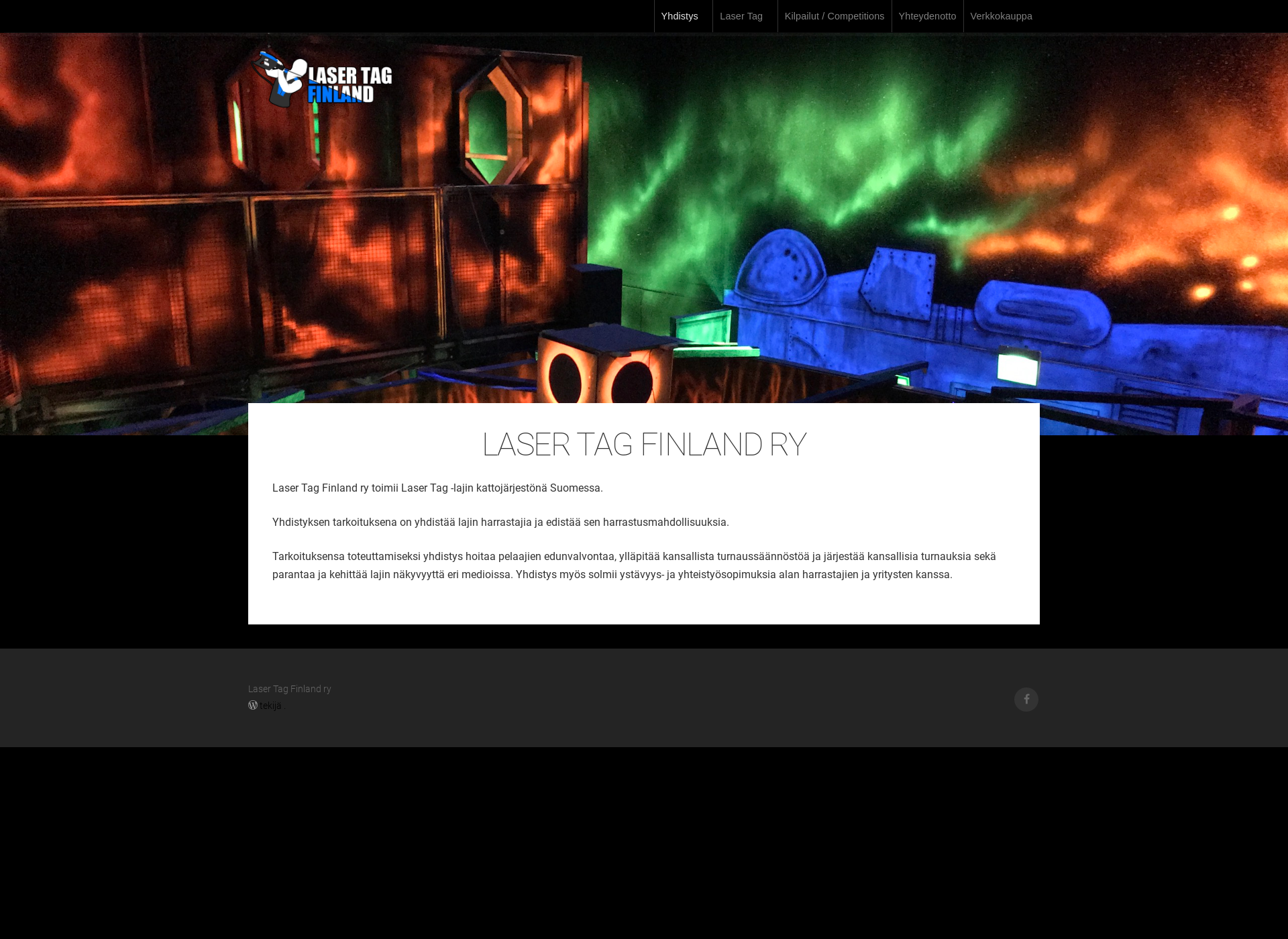 Skärmdump för lasertagfinland.fi