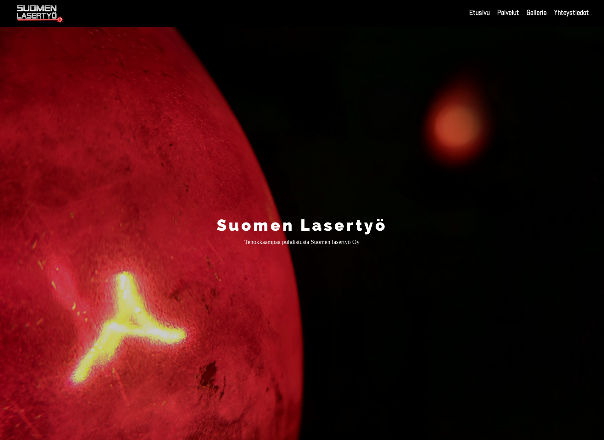 Skärmdump för lasertyo.fi