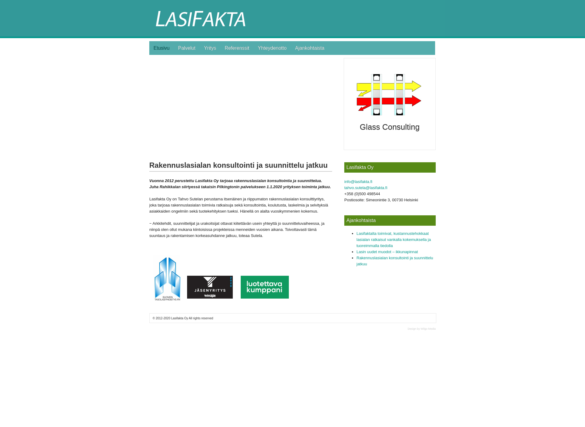 Skärmdump för lasifakta.fi