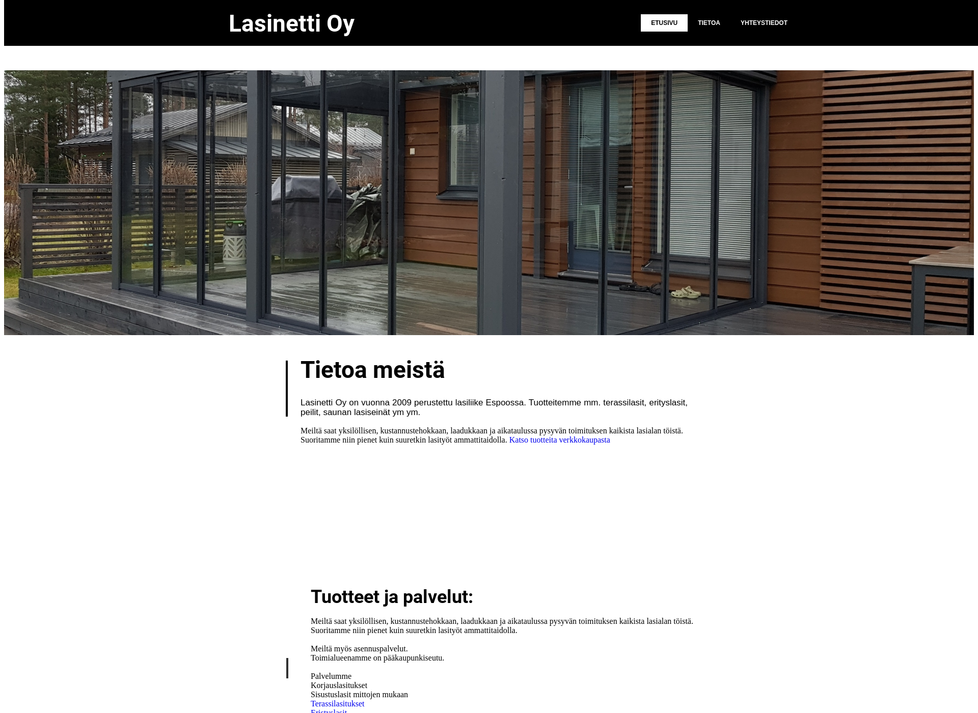 Skärmdump för lasinetti.fi