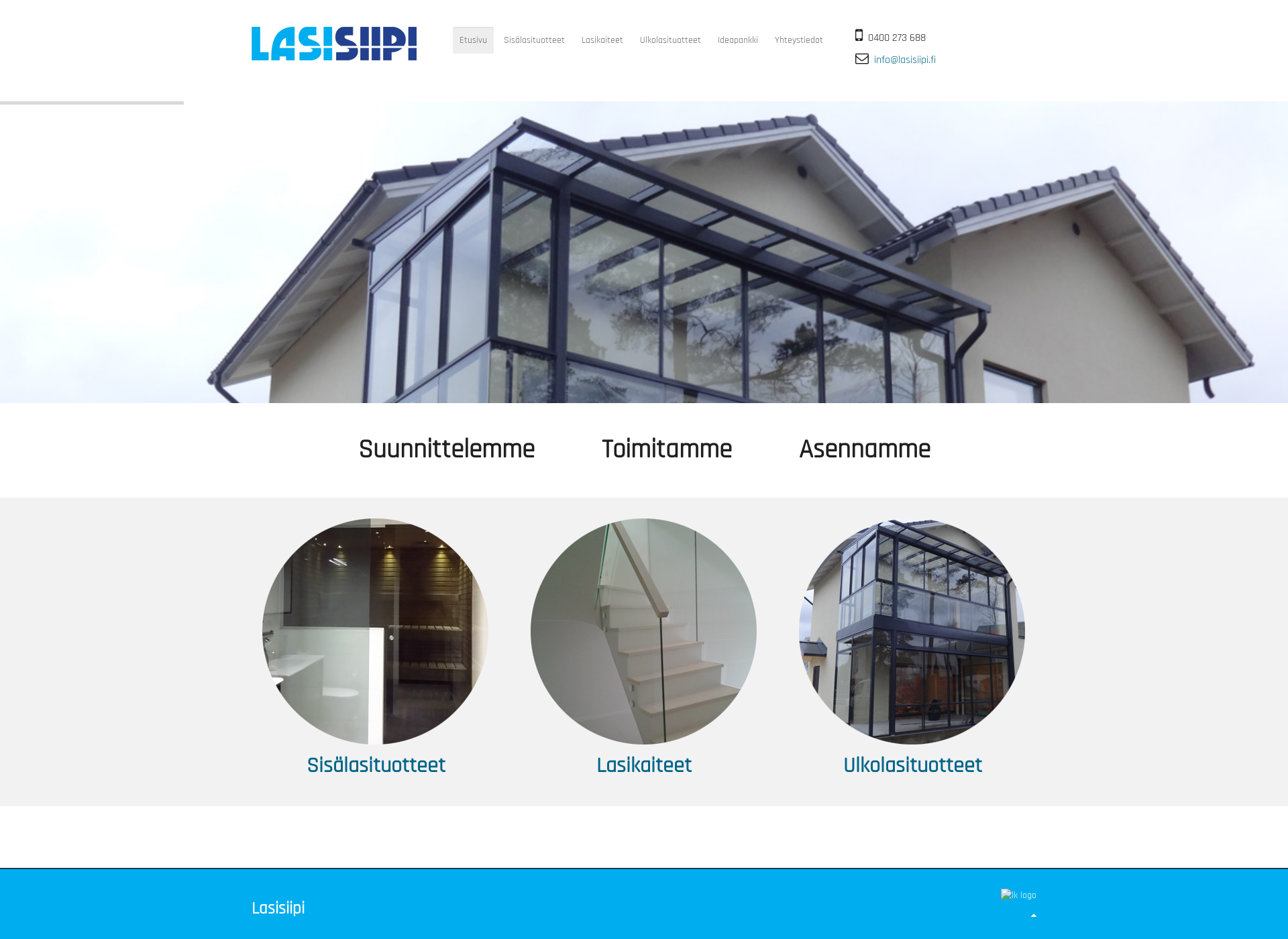 Screenshot for lasisiipi.fi