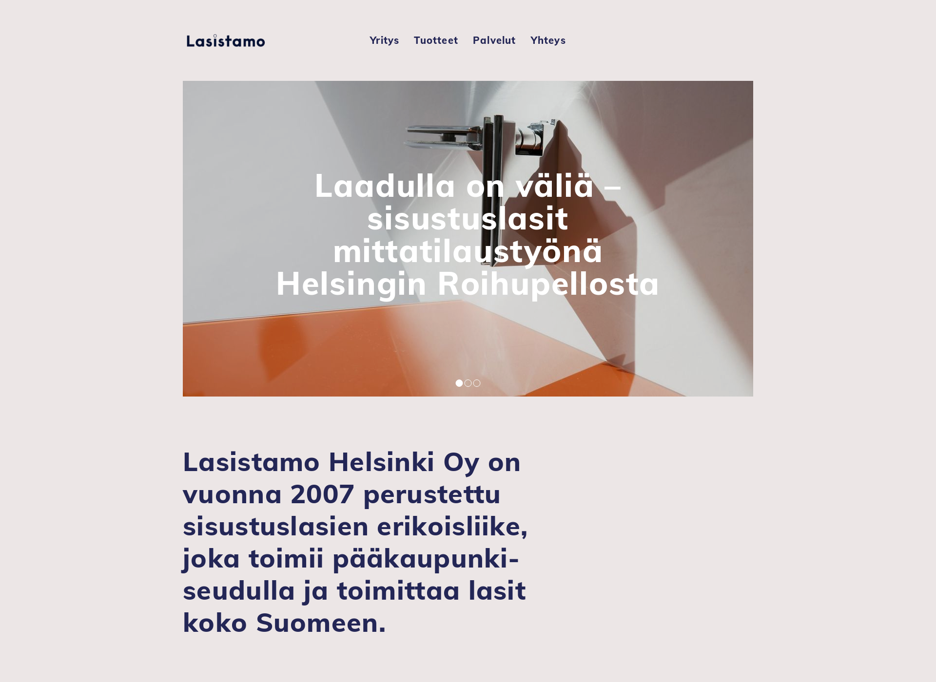 Screenshot for lasistamo.fi
