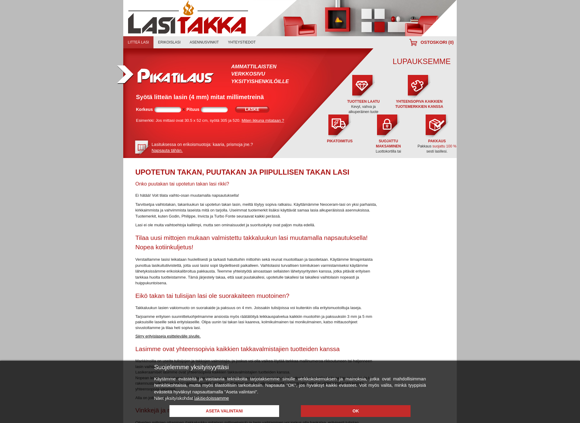 Screenshot for lasitakka.fi