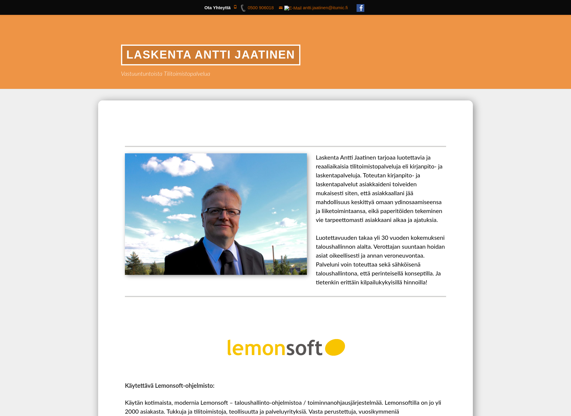 Screenshot for laskentajaatinen.fi