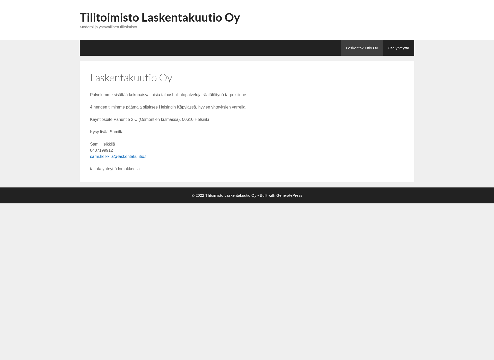 Screenshot for laskentakuutio.fi