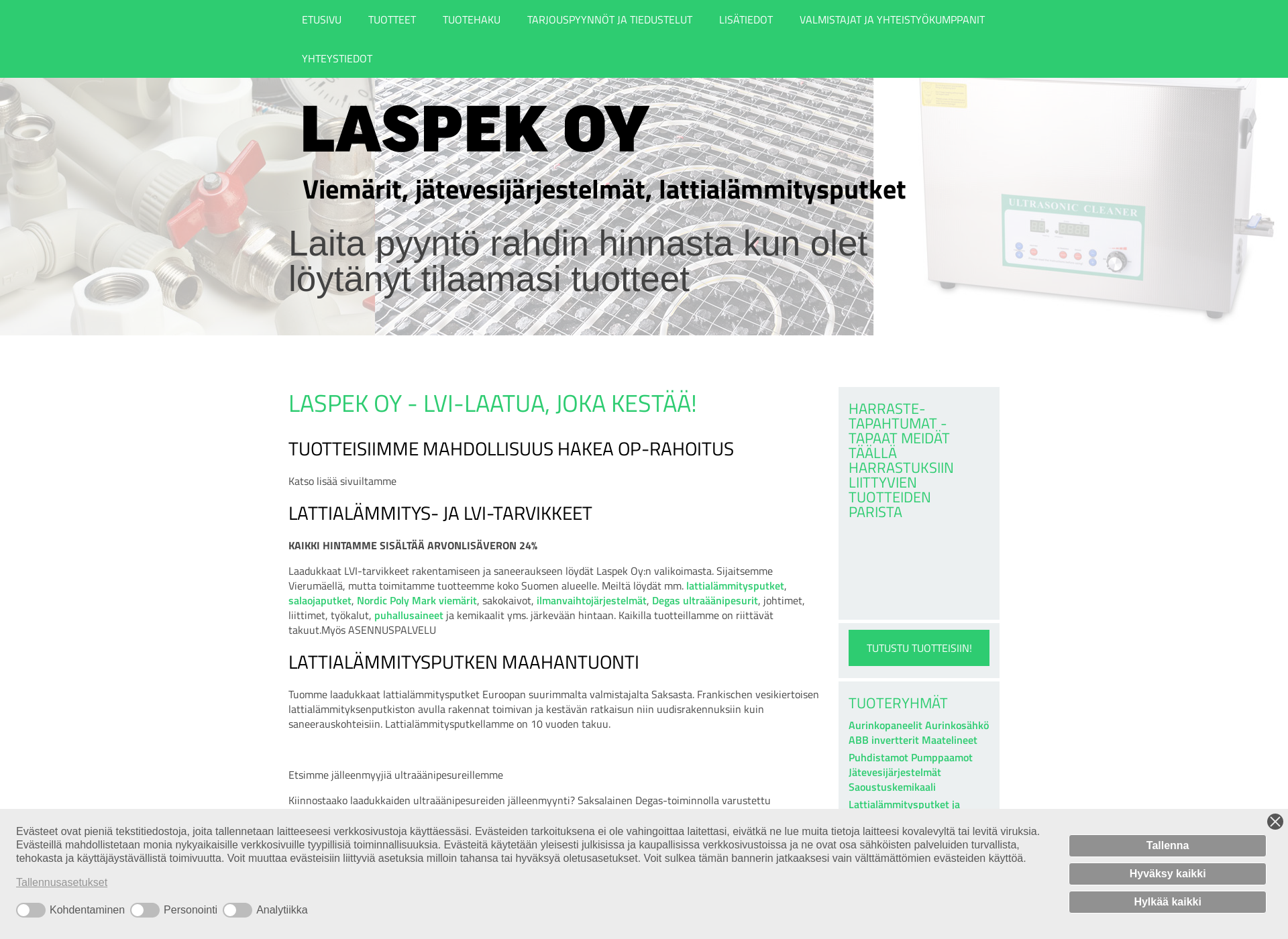 Screenshot for laspek.com