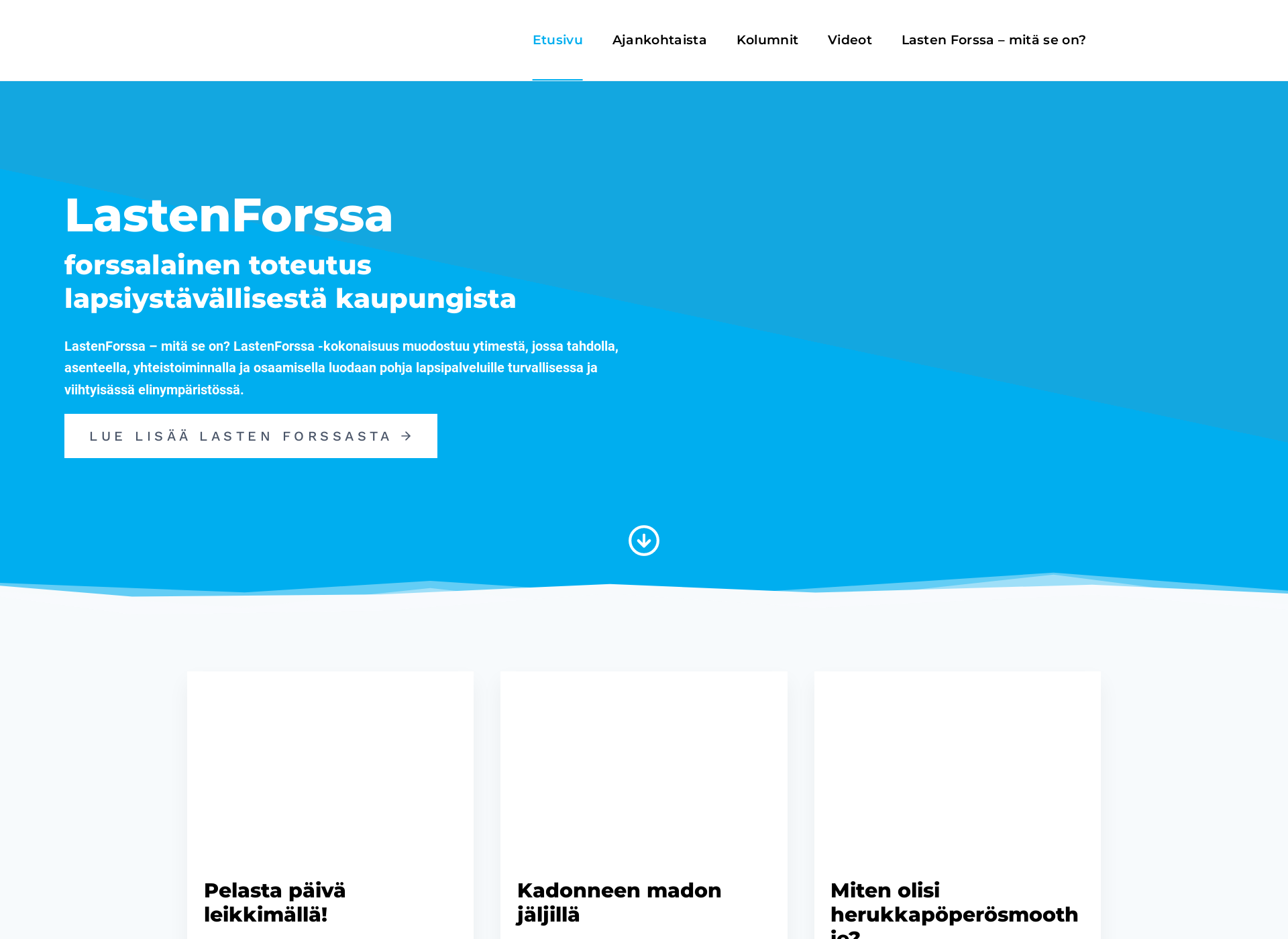 Screenshot for lastenforssa.fi
