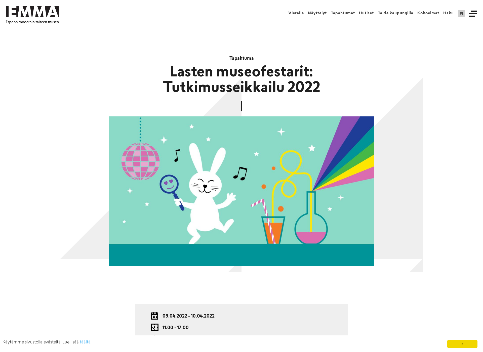 Screenshot for lastenmuseofestarit.fi