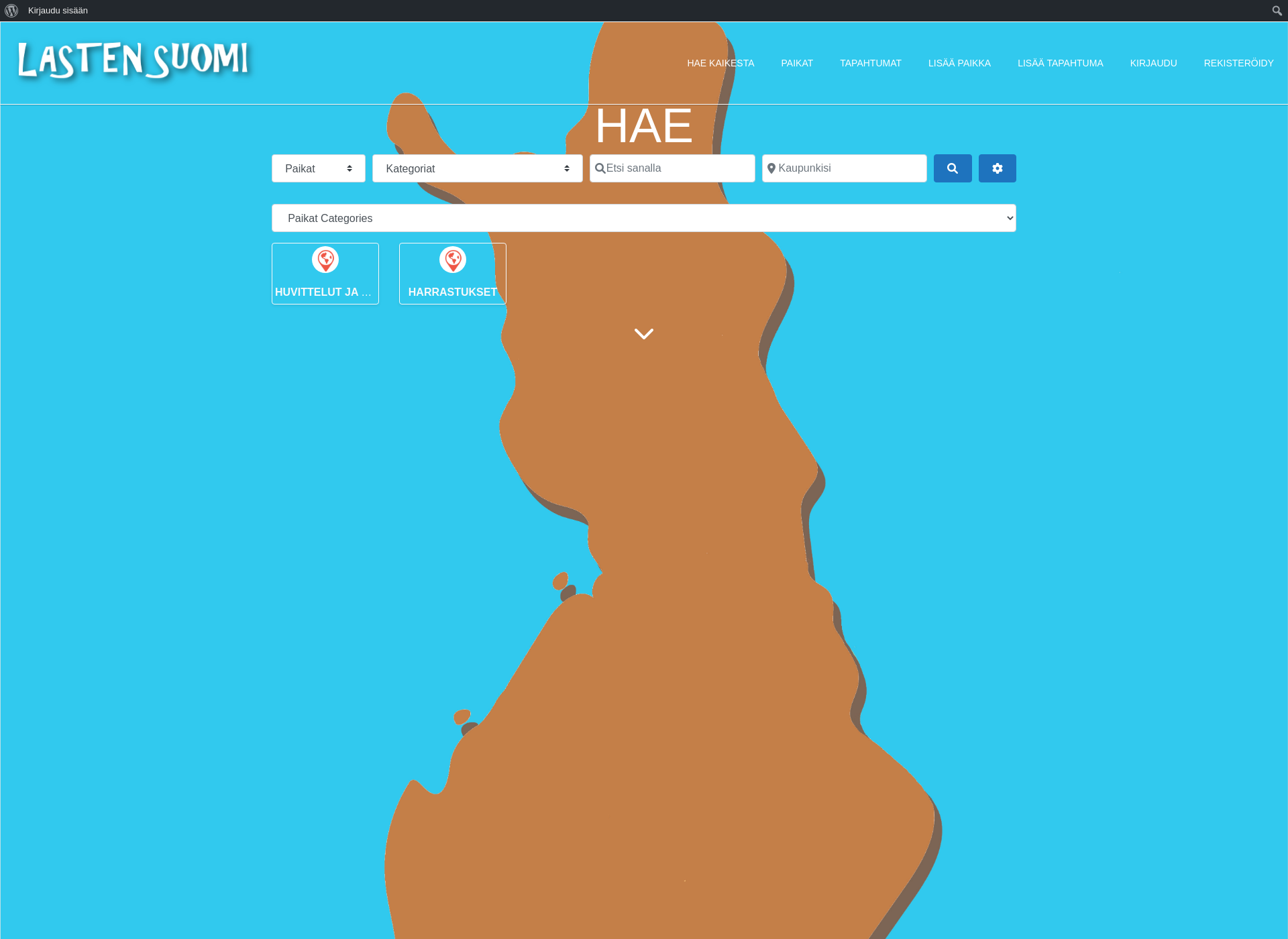 Screenshot for lastensuomi.fi