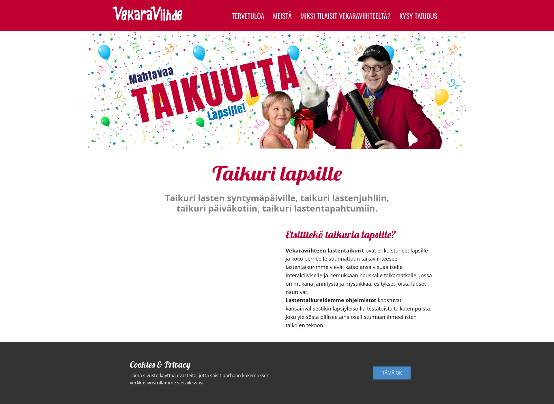 Screenshot for lastentaikureita.fi