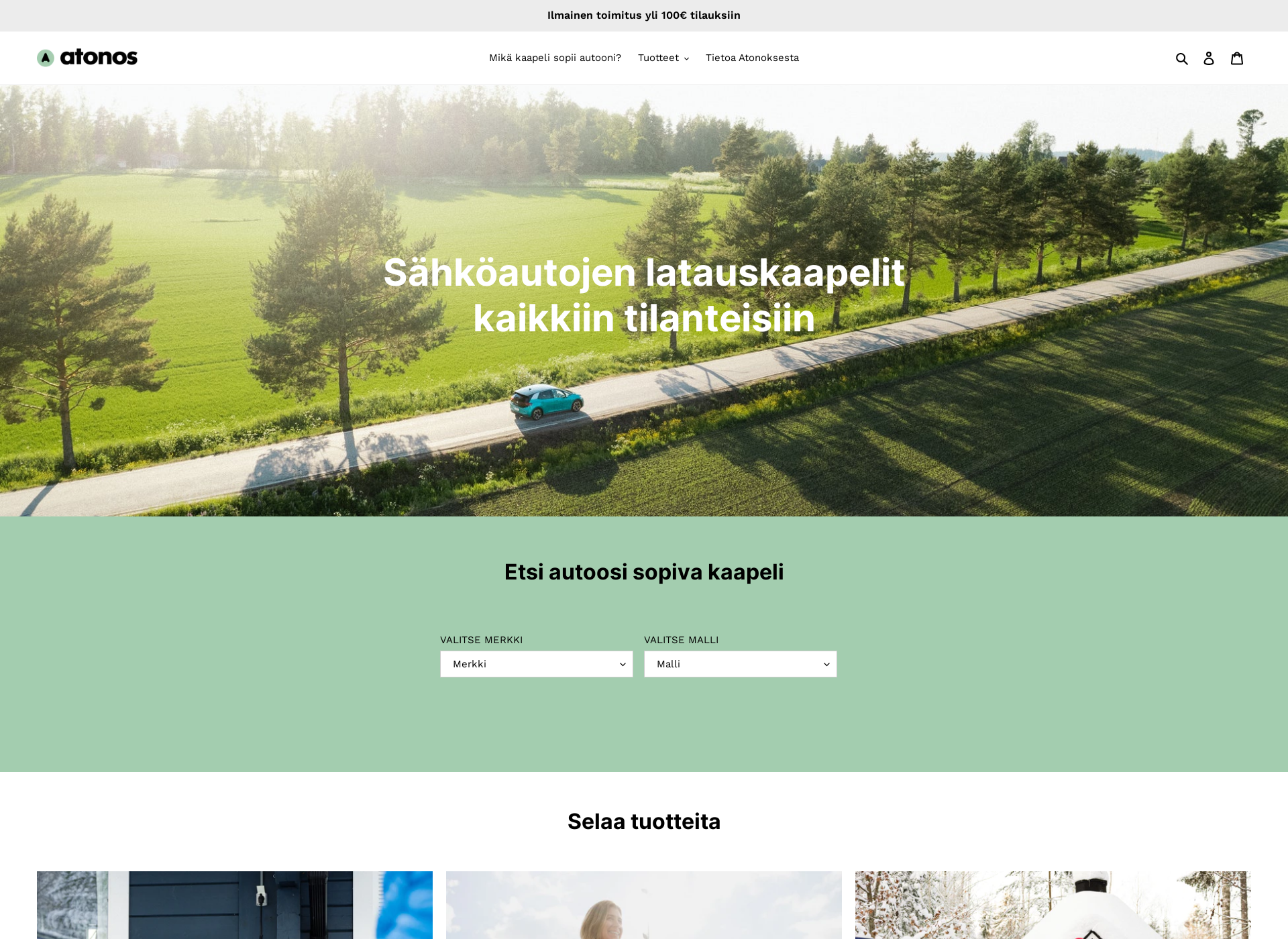 Screenshot for latauskaapelit.fi