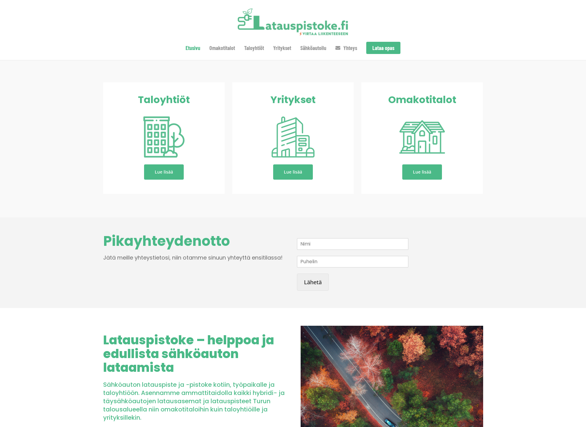 Screenshot for latauspistoke.fi
