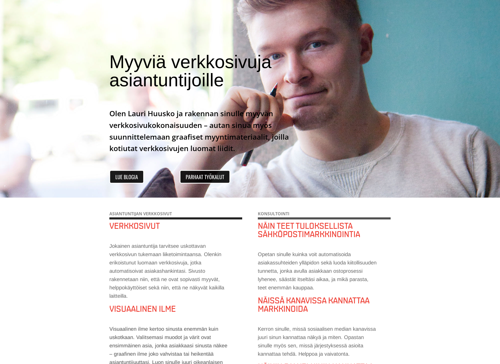 Skärmdump för latedesign.fi