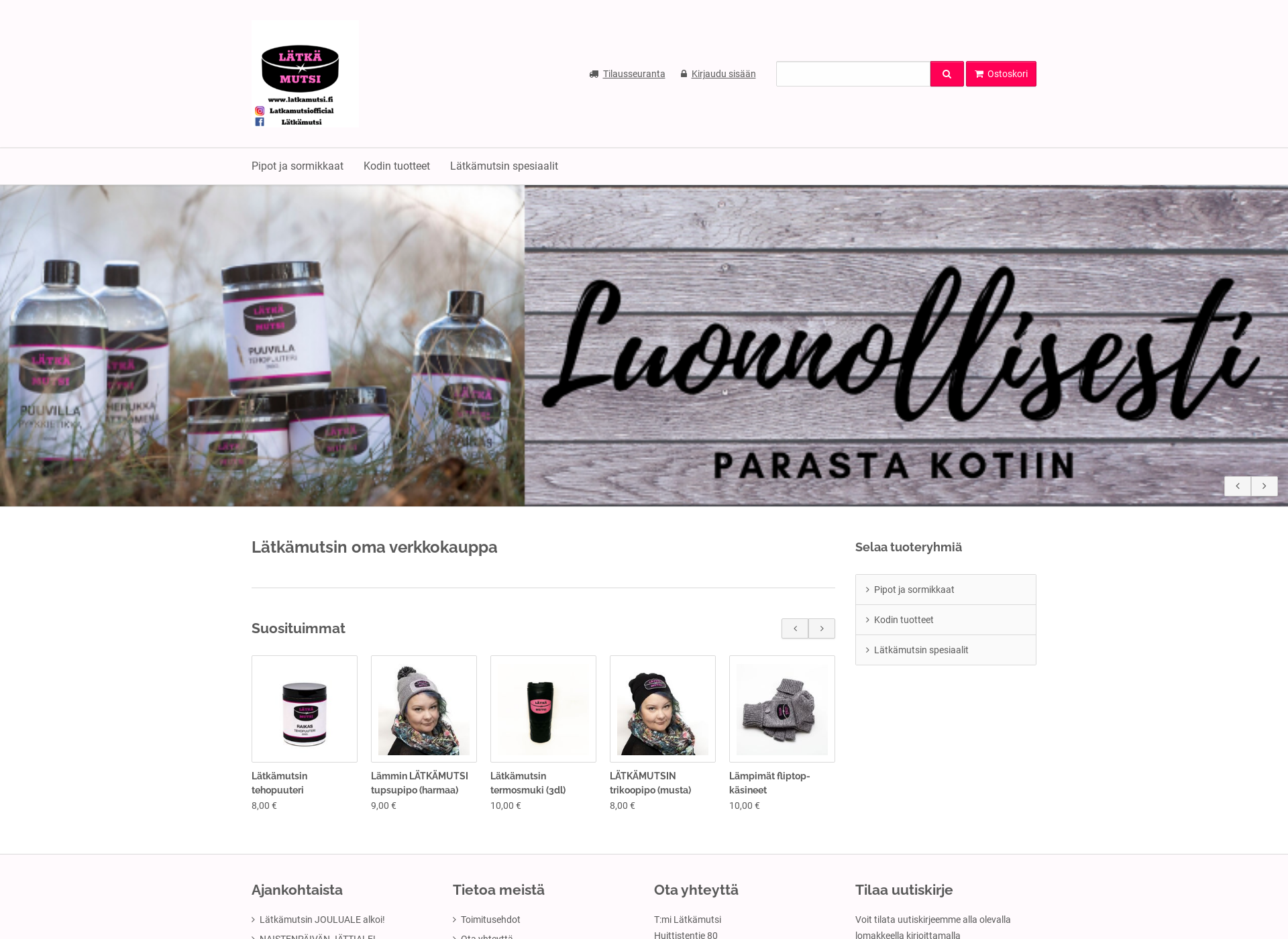 Screenshot for latkamutsi.fi