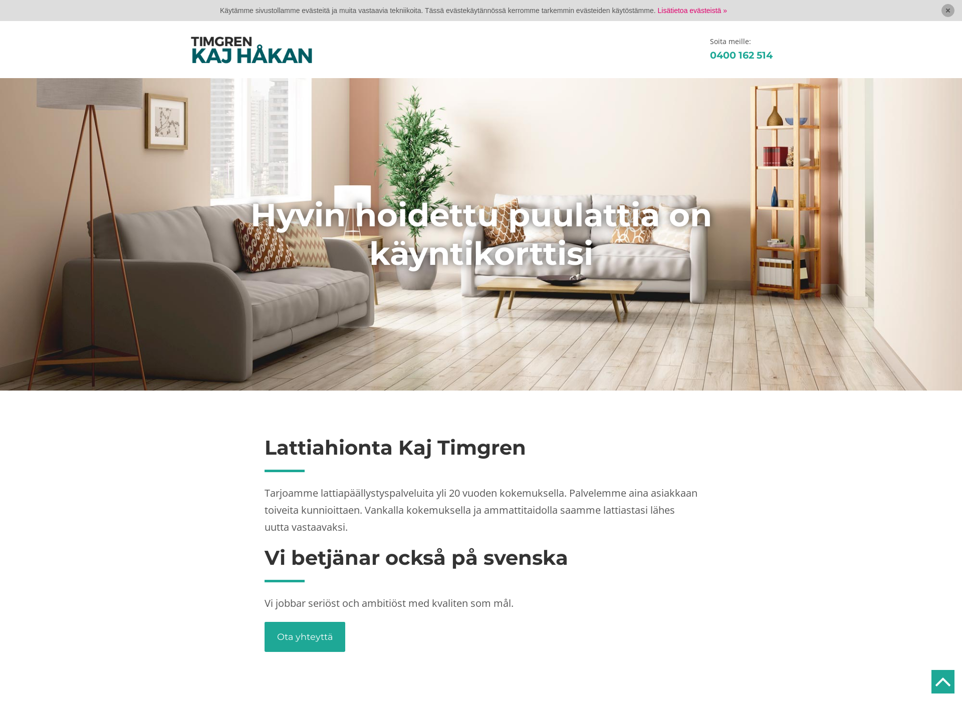 Skärmdump för lattiahionta.fi