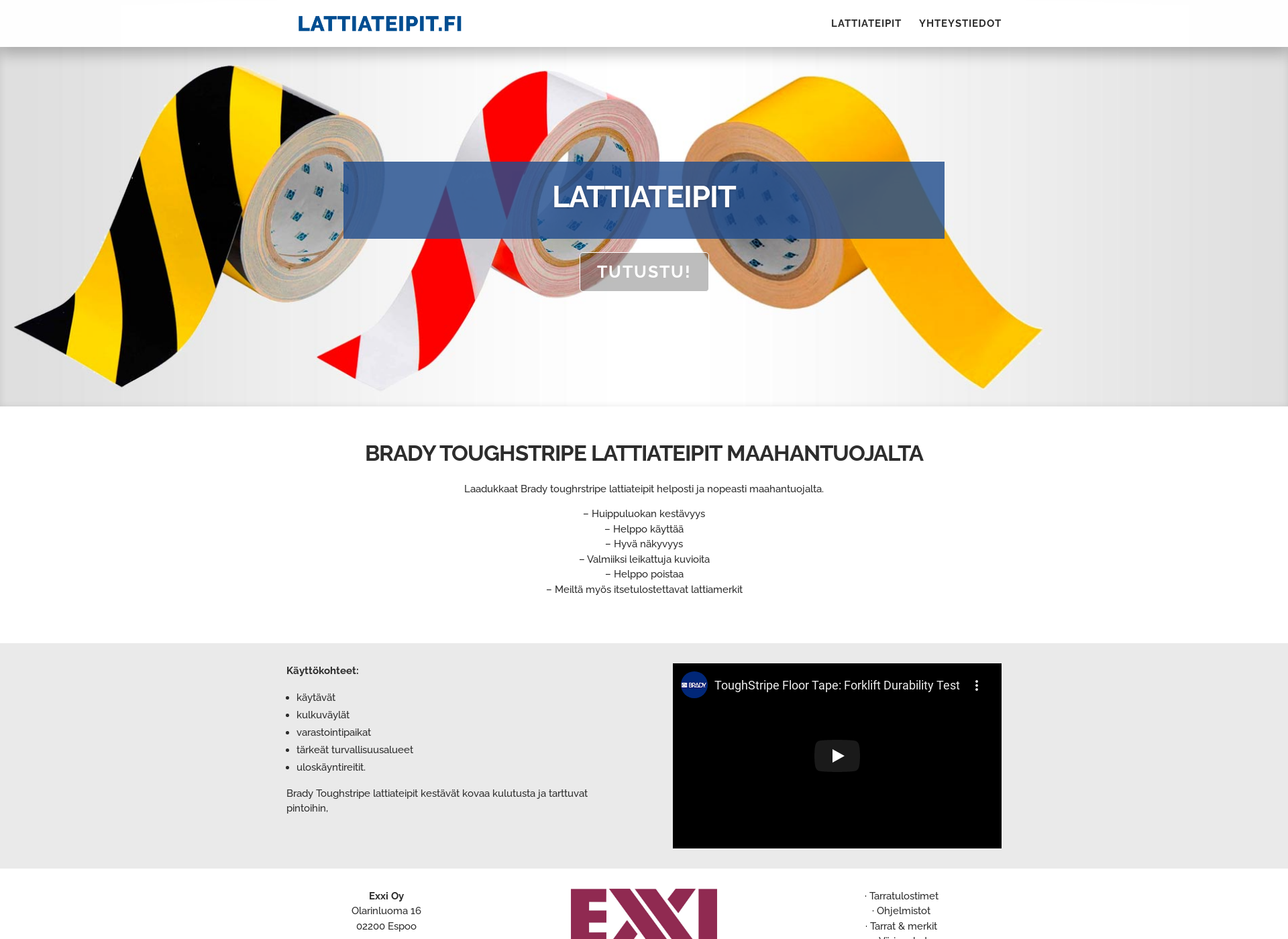 Screenshot for lattiateipit.fi