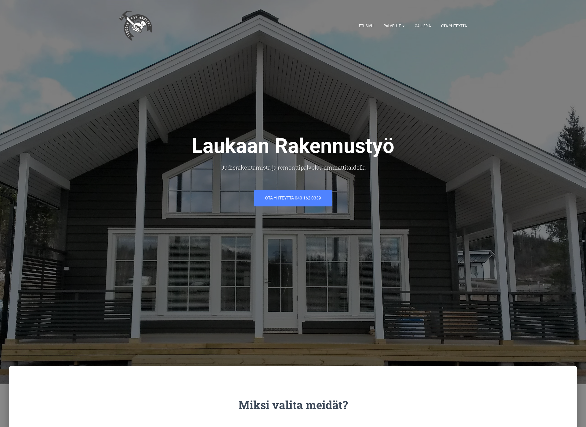 Screenshot for laukaanrakennustyo.fi