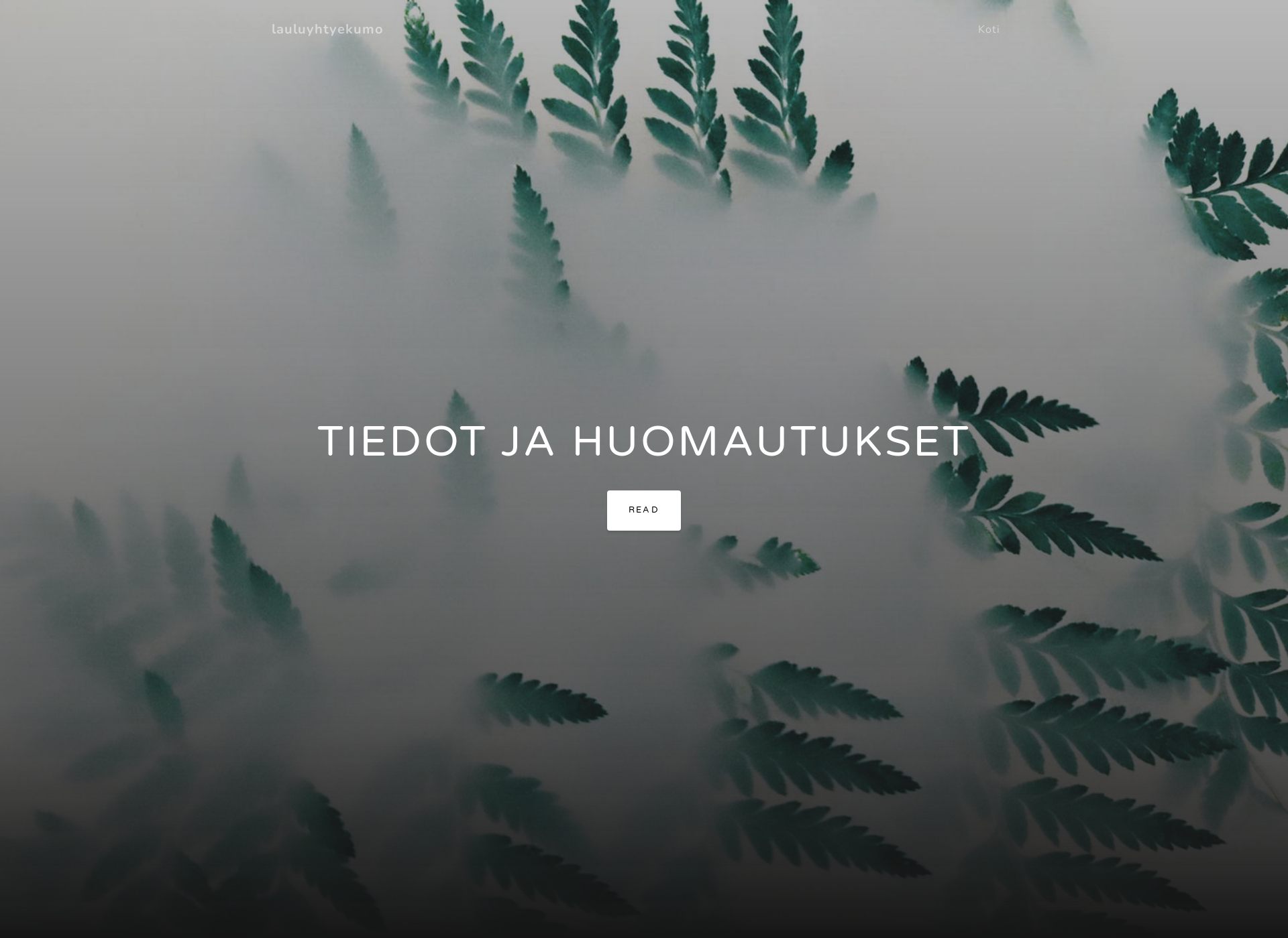 Screenshot for lauluyhtyekumo.fi