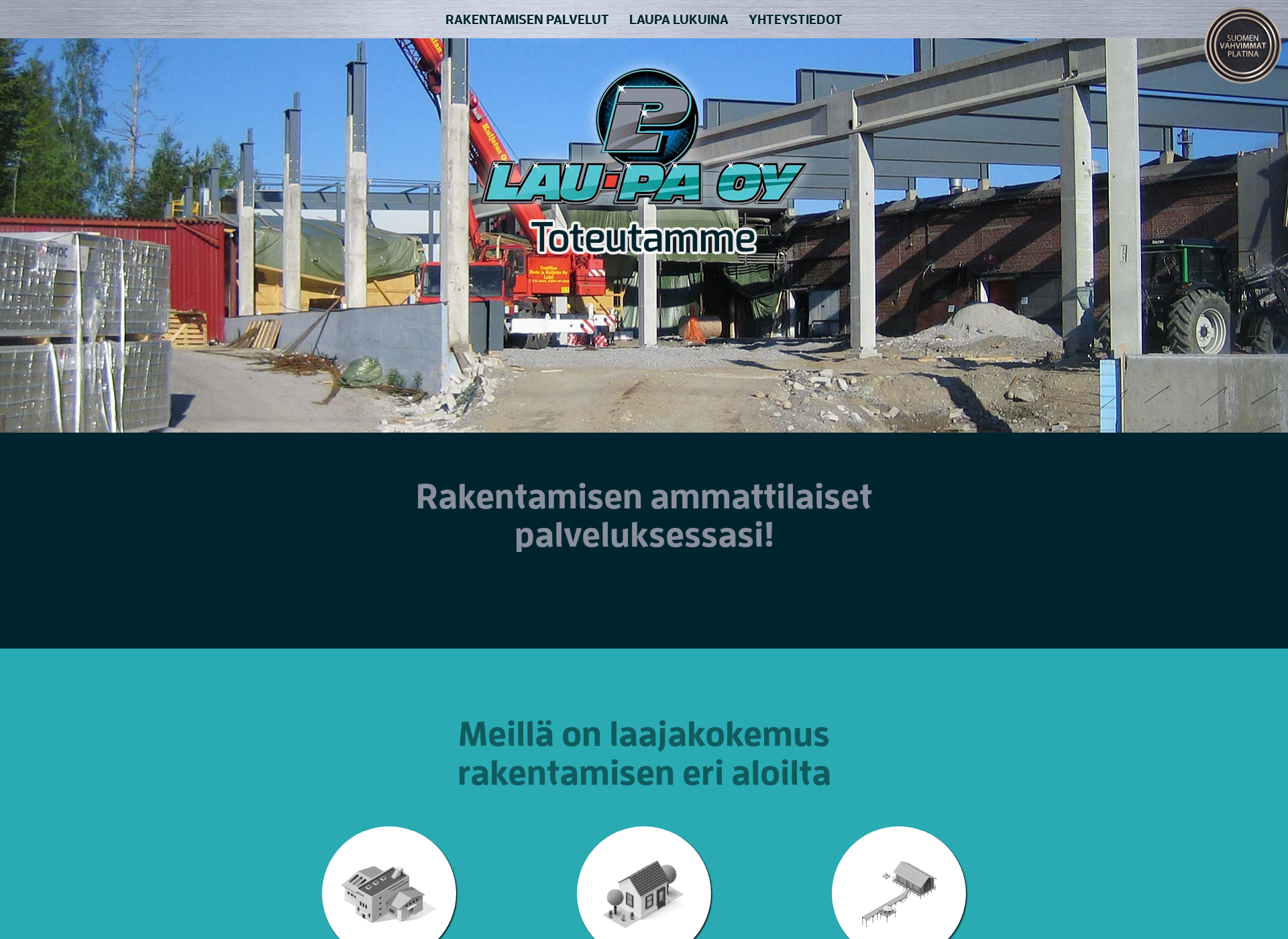 Screenshot for laupa.fi
