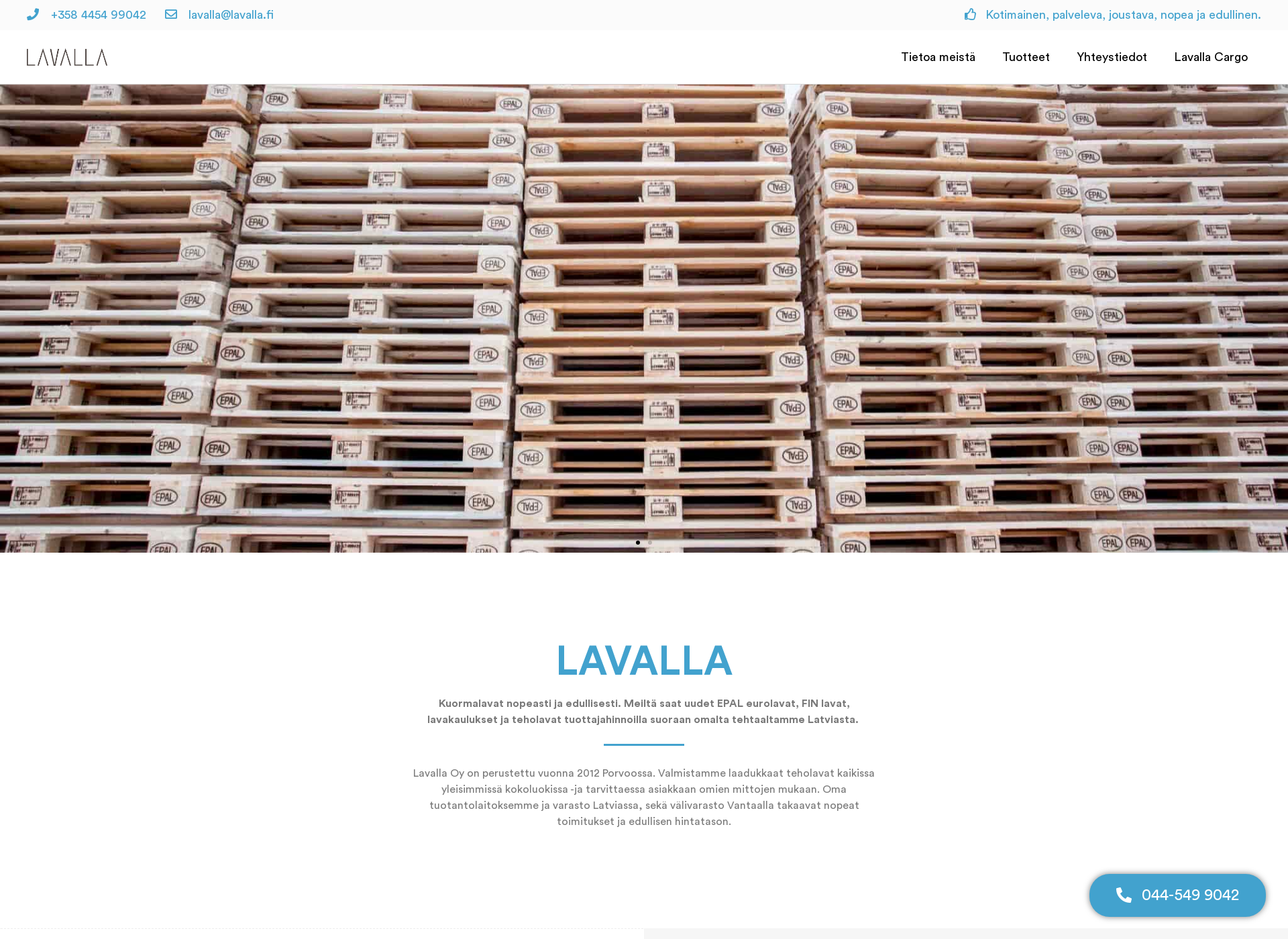 Screenshot for lavalla.fi