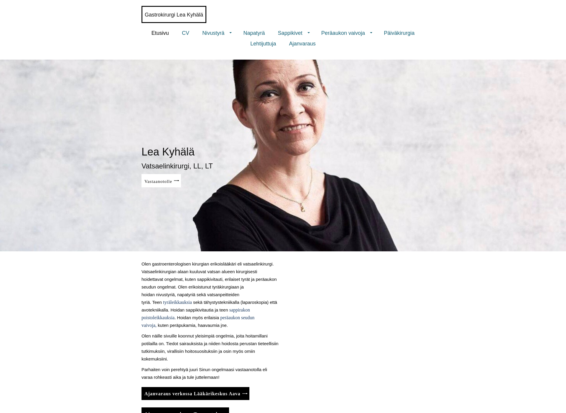Screenshot for leakyhälä.fi