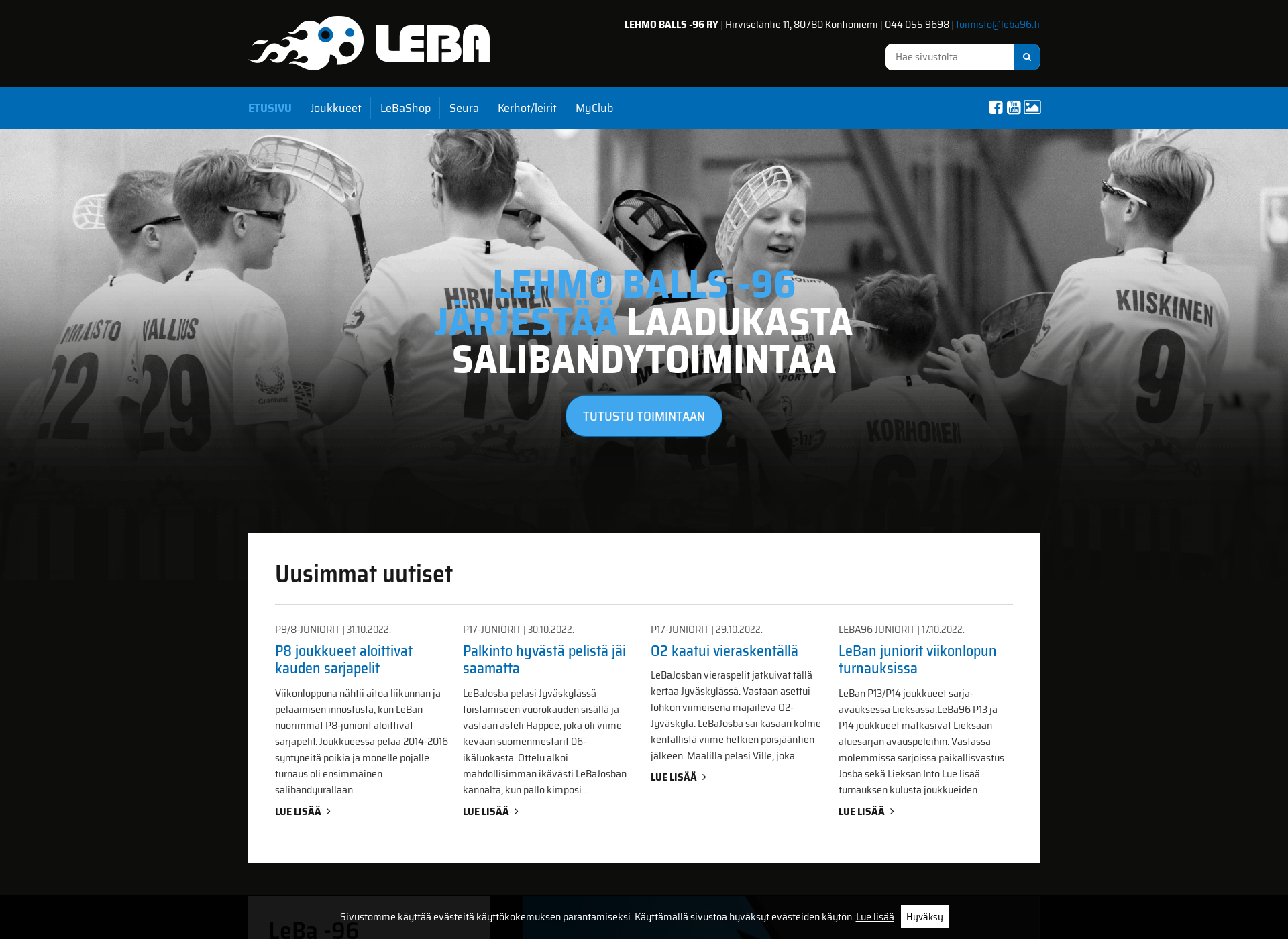 Screenshot for leba96.fi