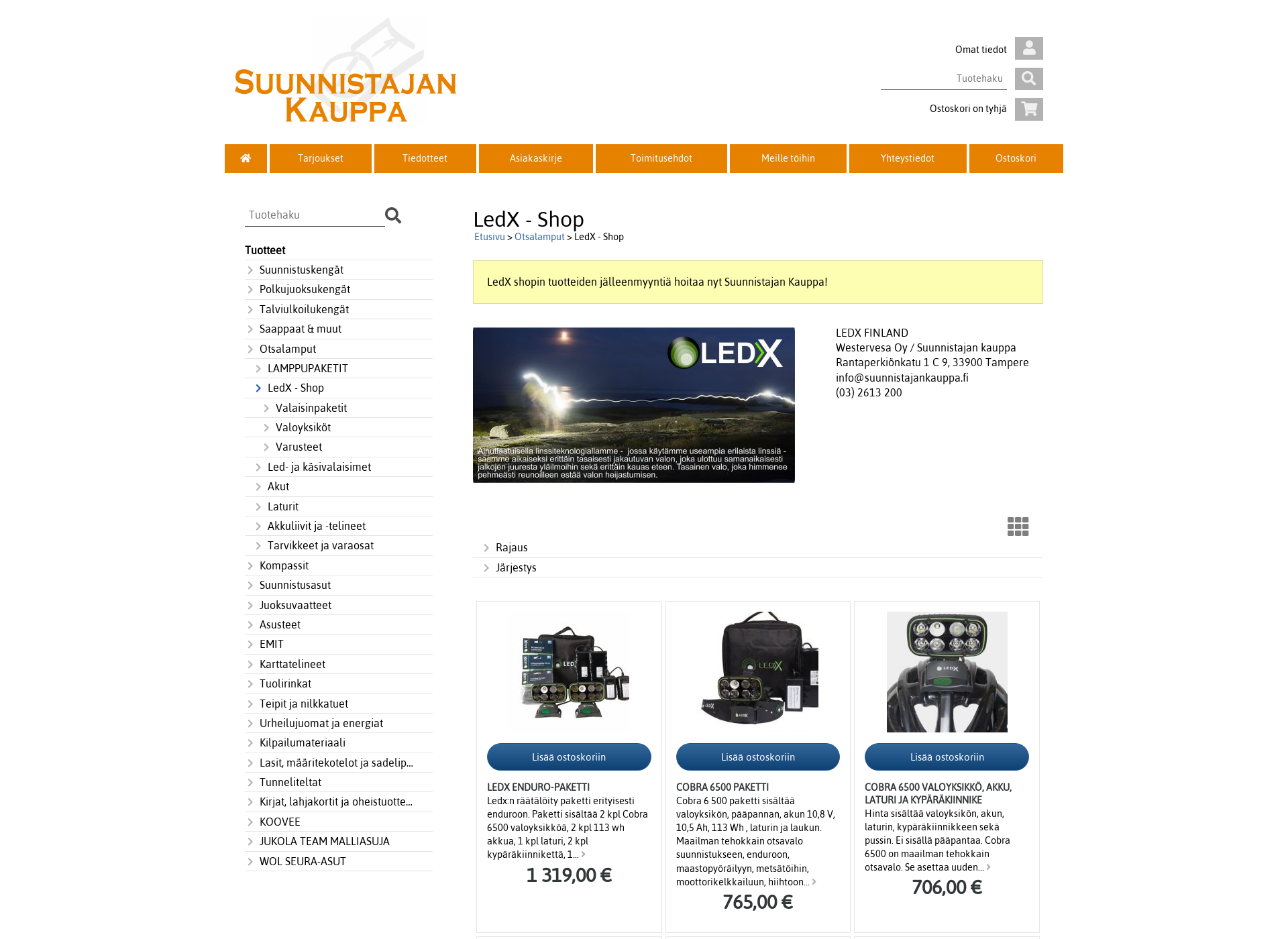 Screenshot for ledx.fi