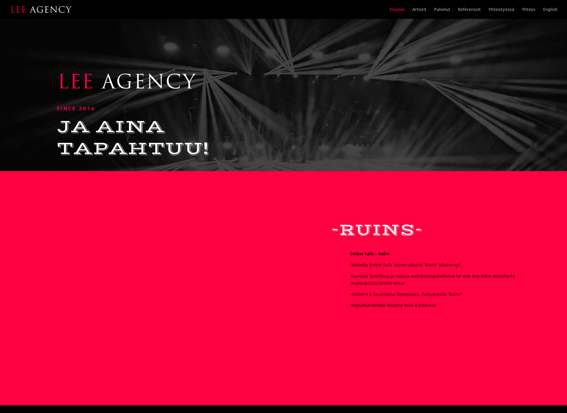 Screenshot for leeagency.fi