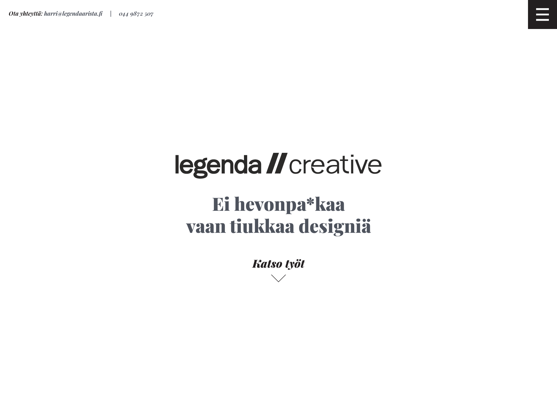 Screenshot for legendaarista.fi