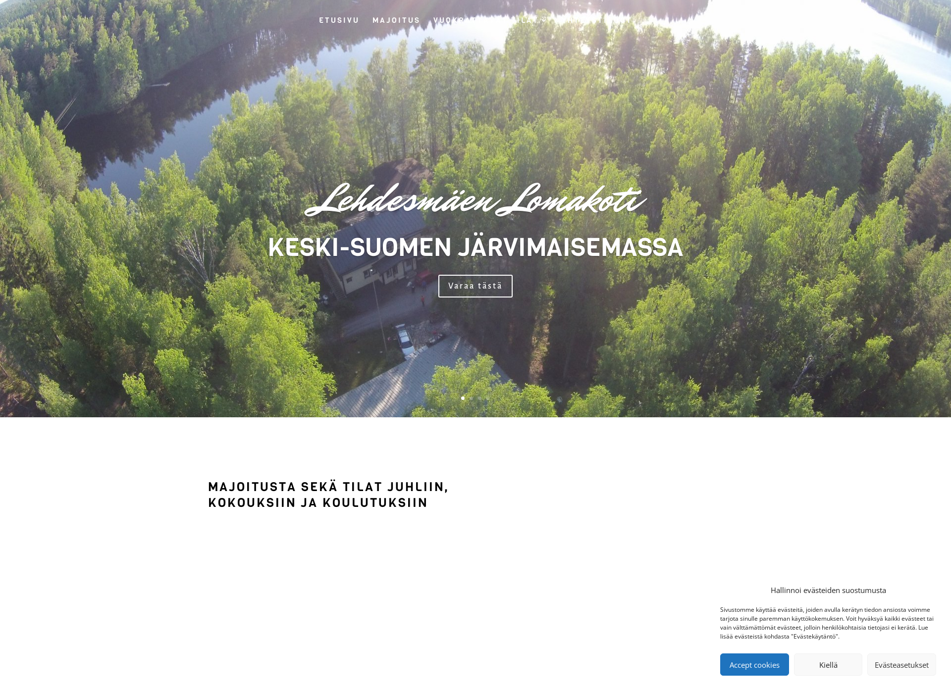 Skärmdump för lehdesmakilomakoti.fi