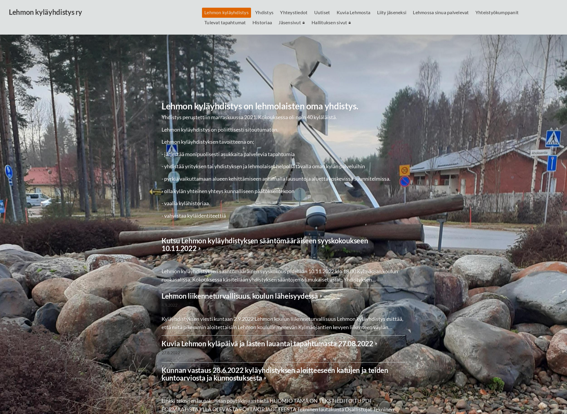 Screenshot for lehmo.fi