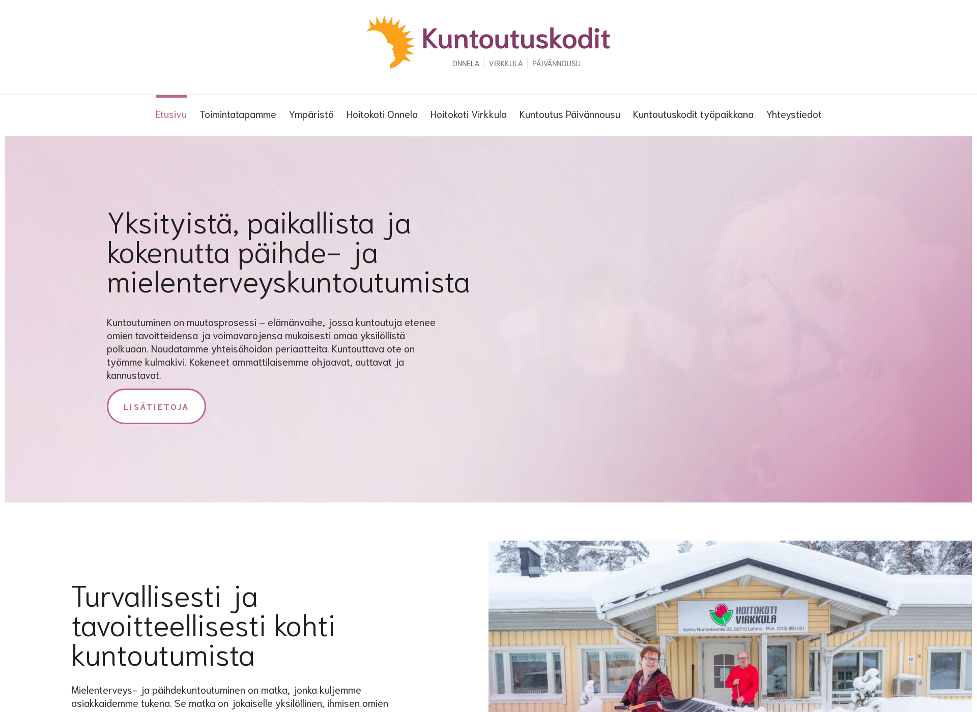 Screenshot for lehmonkuntoutuskoti.fi