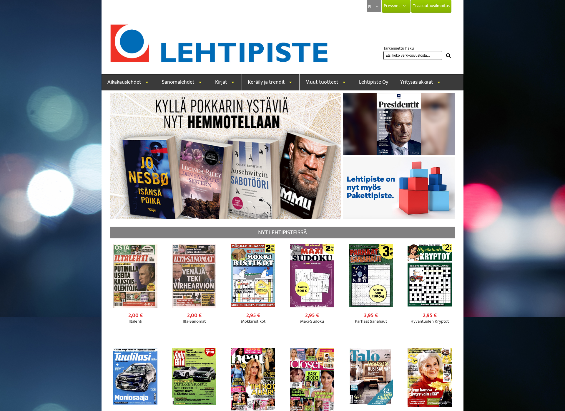 Screenshot for lehtipiste.fi