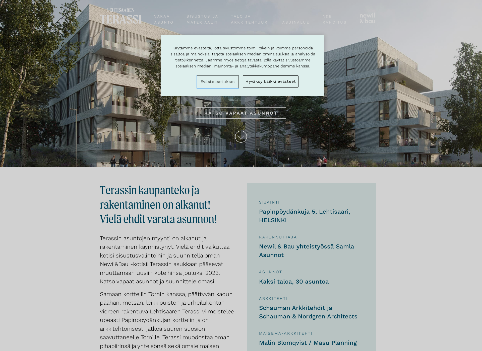 Screenshot for lehtisaarenterassi.fi