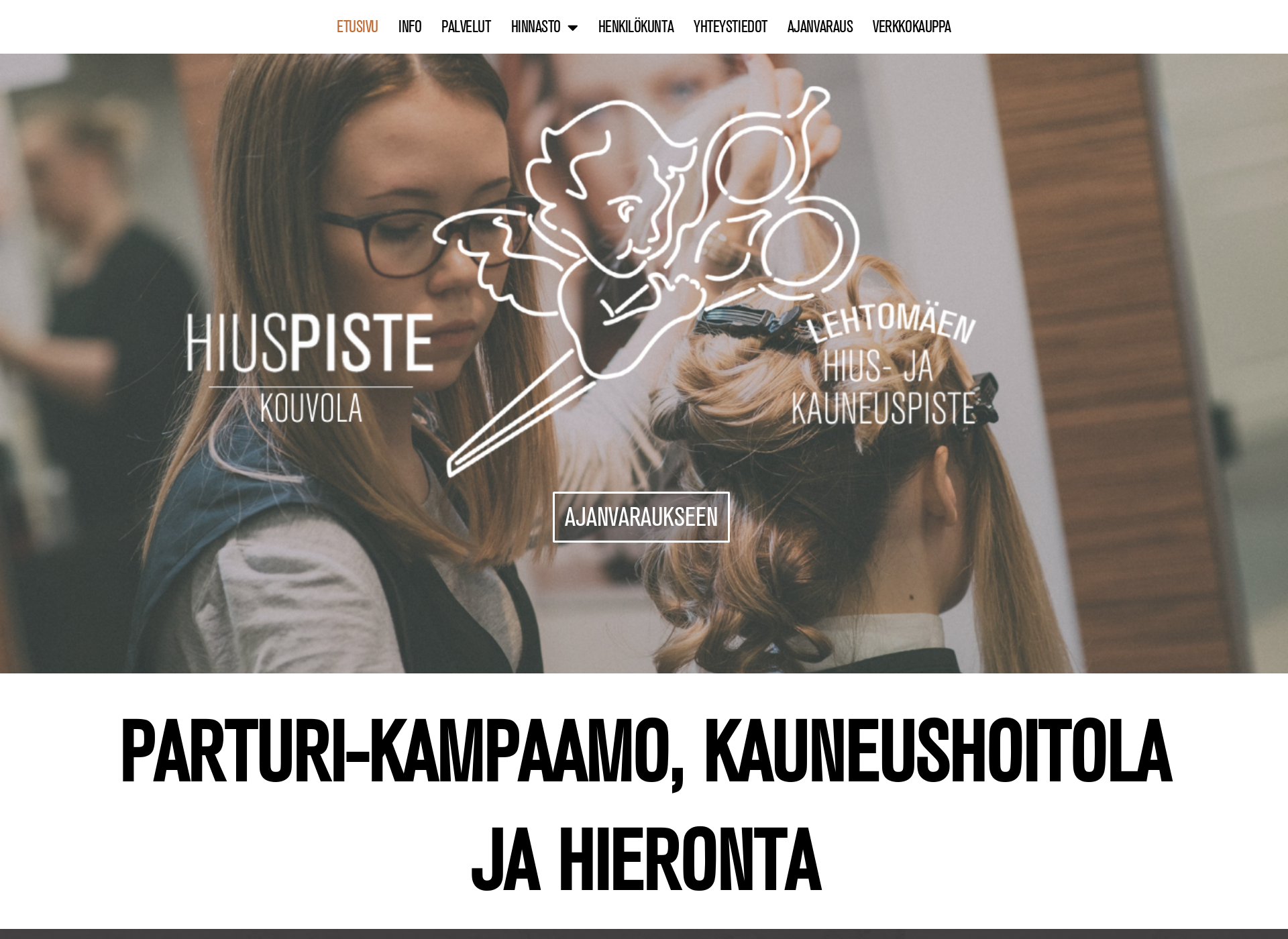 Screenshot for lehtomaenhiuspiste.fi