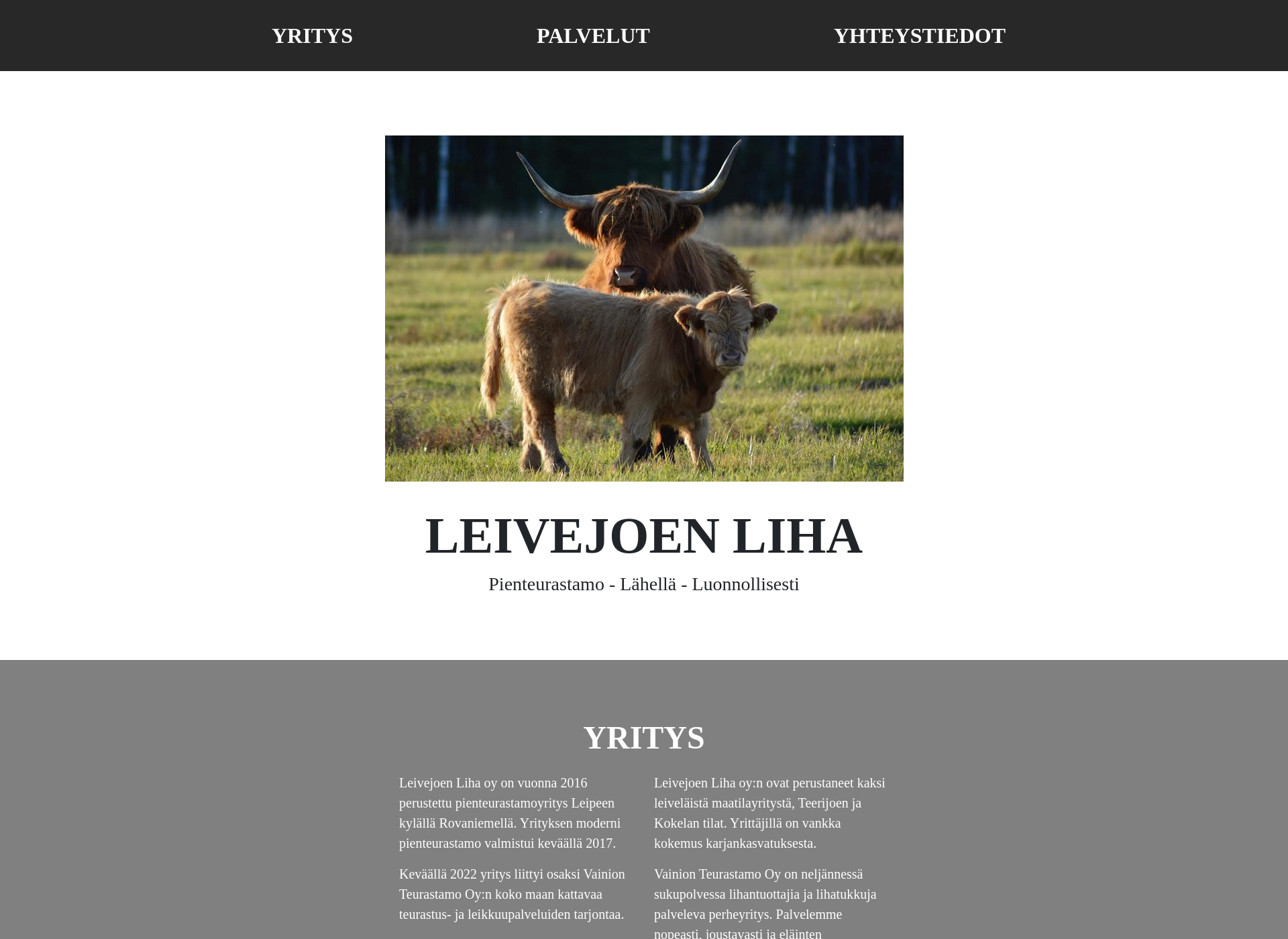 Screenshot for leivejoen.fi