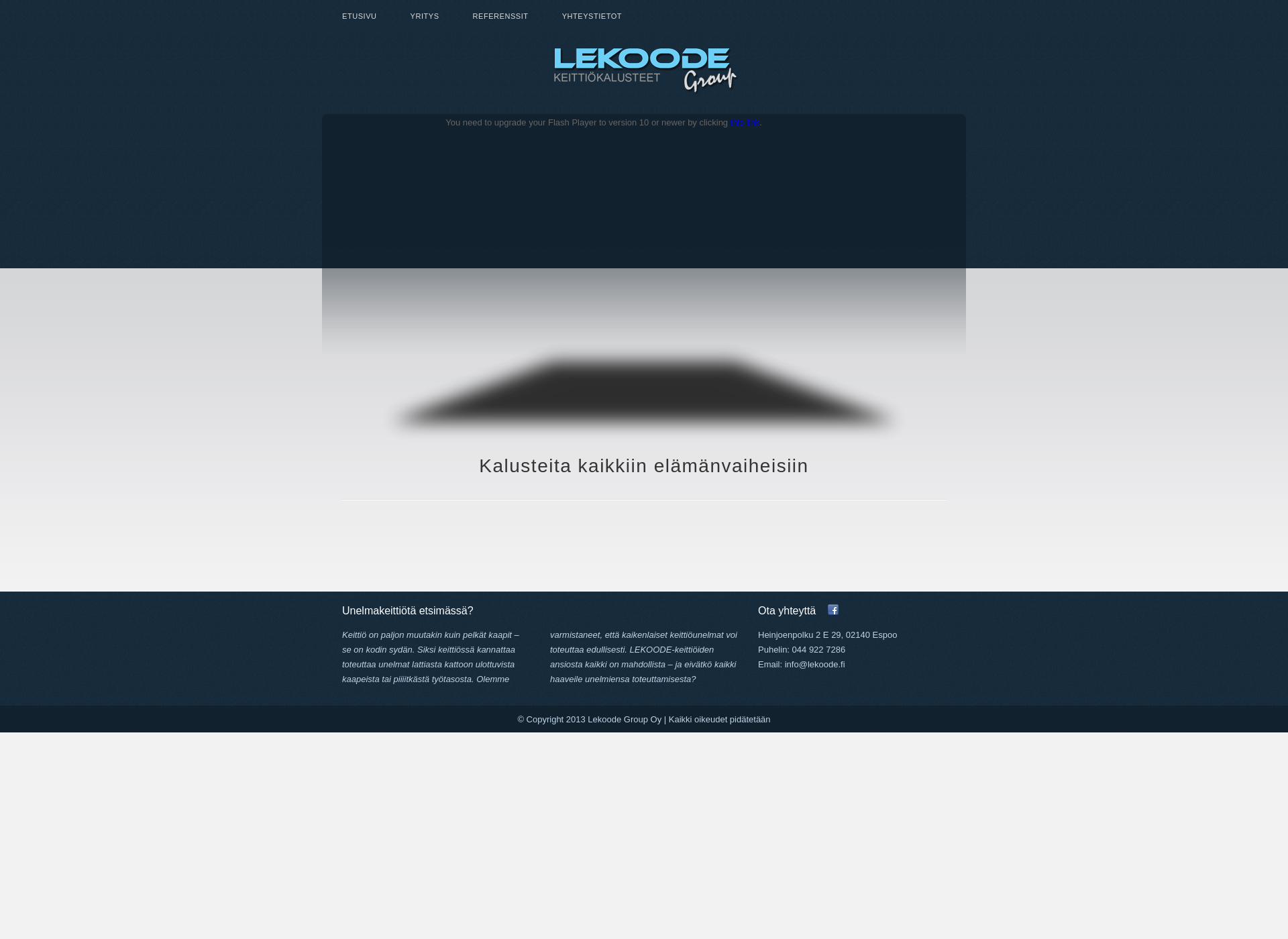 Screenshot for lekoode.fi
