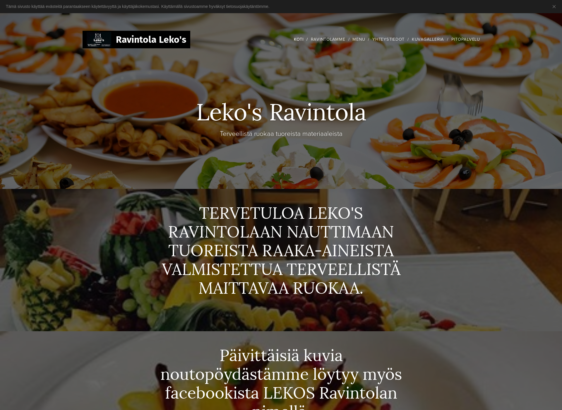 Screenshot for lekosravintola.fi