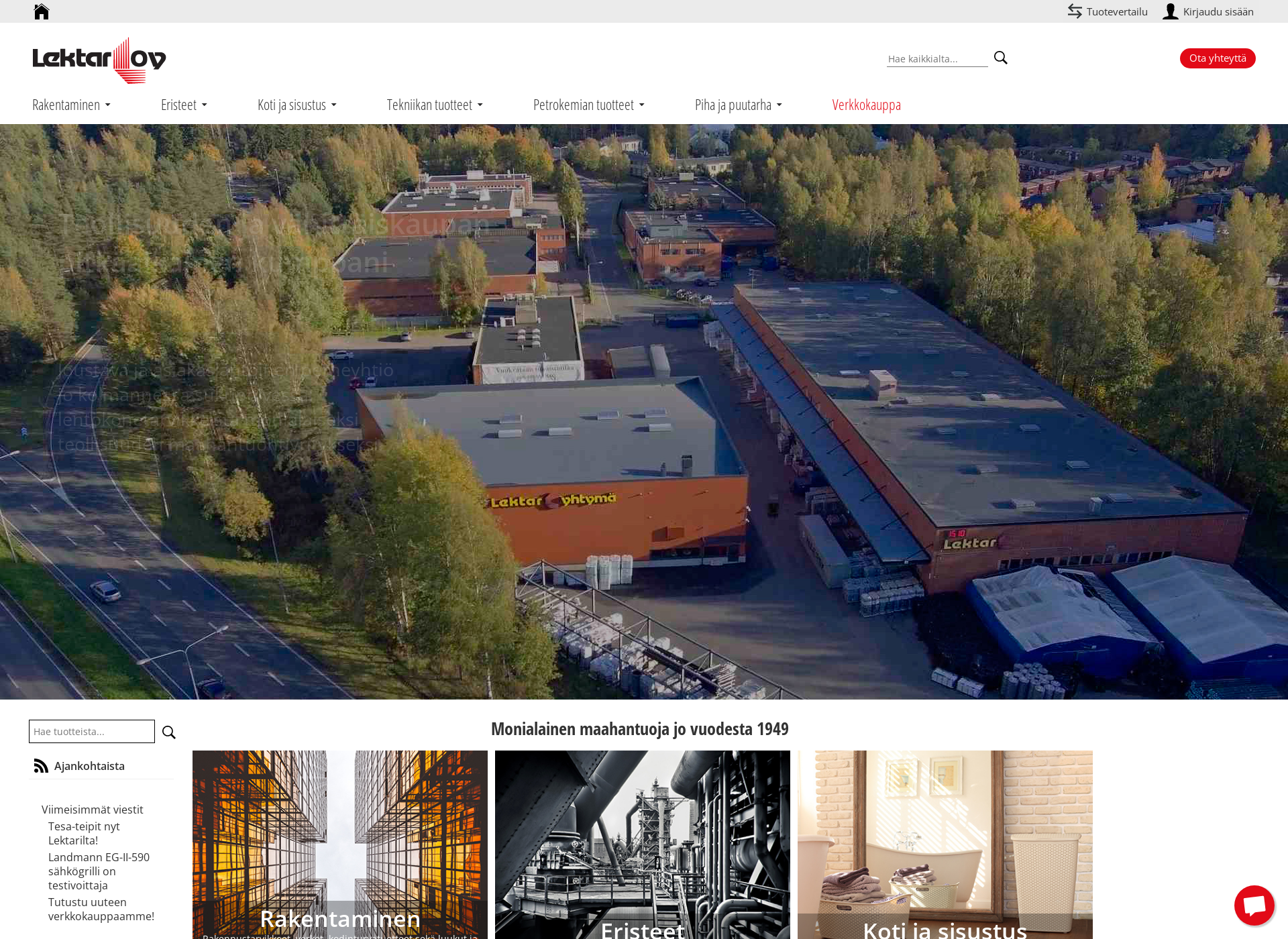Screenshot for lektar.fi