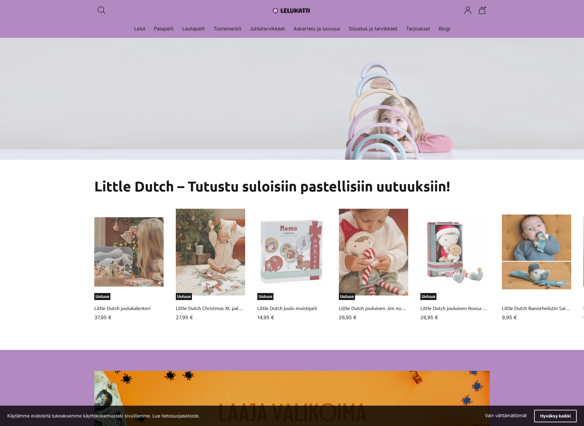 Screenshot for lelukatti.fi