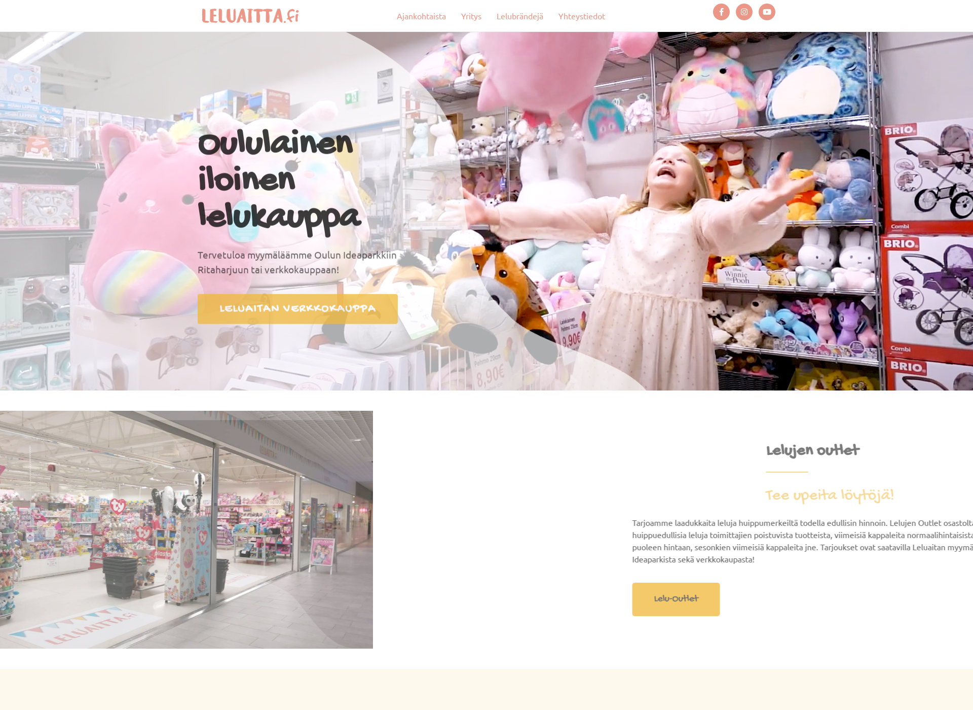 Screenshot for lelukauppaoulu.fi