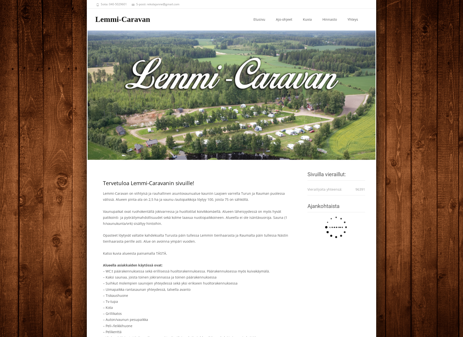 Screenshot for lemmi-caravan.fi