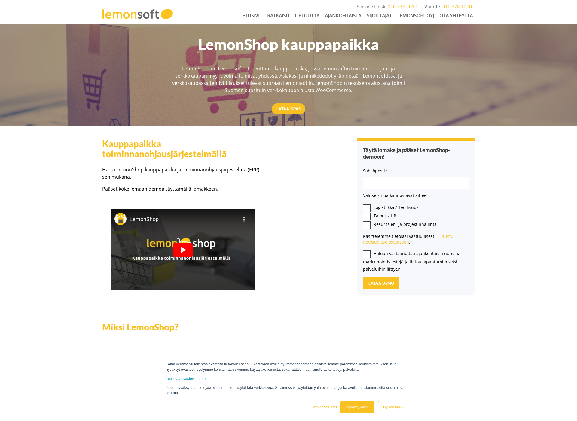 Näyttökuva lemonshop.fi