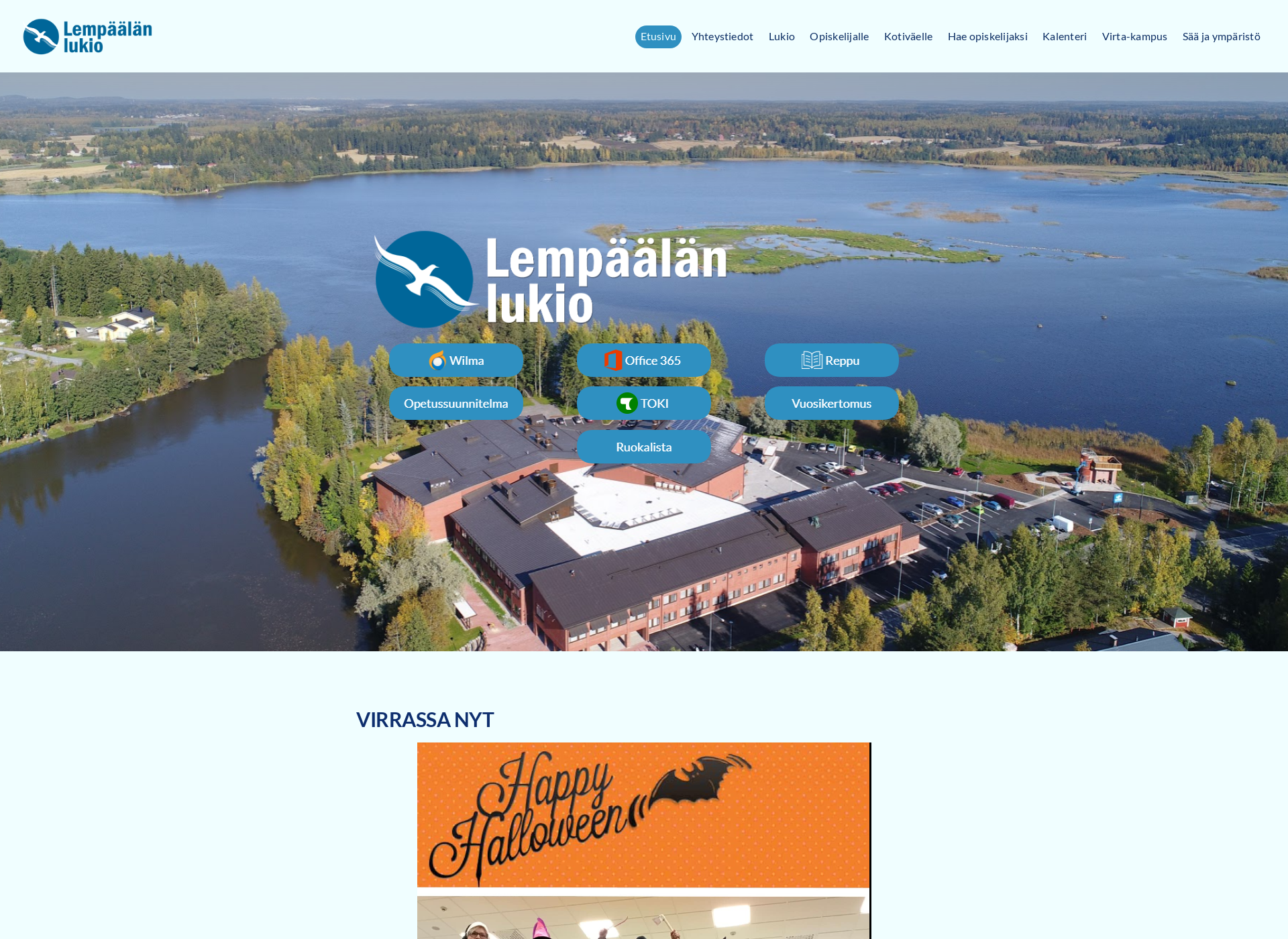 Screenshot for lempaalanlukio.fi