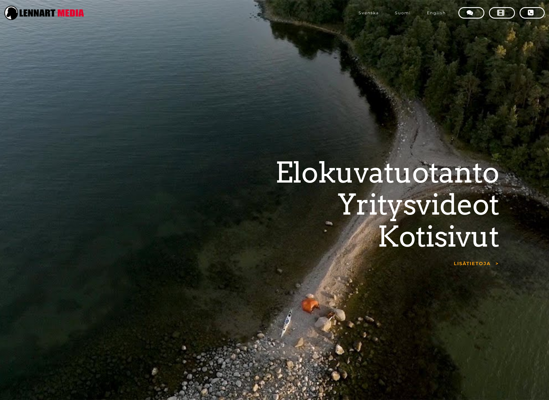 Skärmdump för lennartmedia.fi
