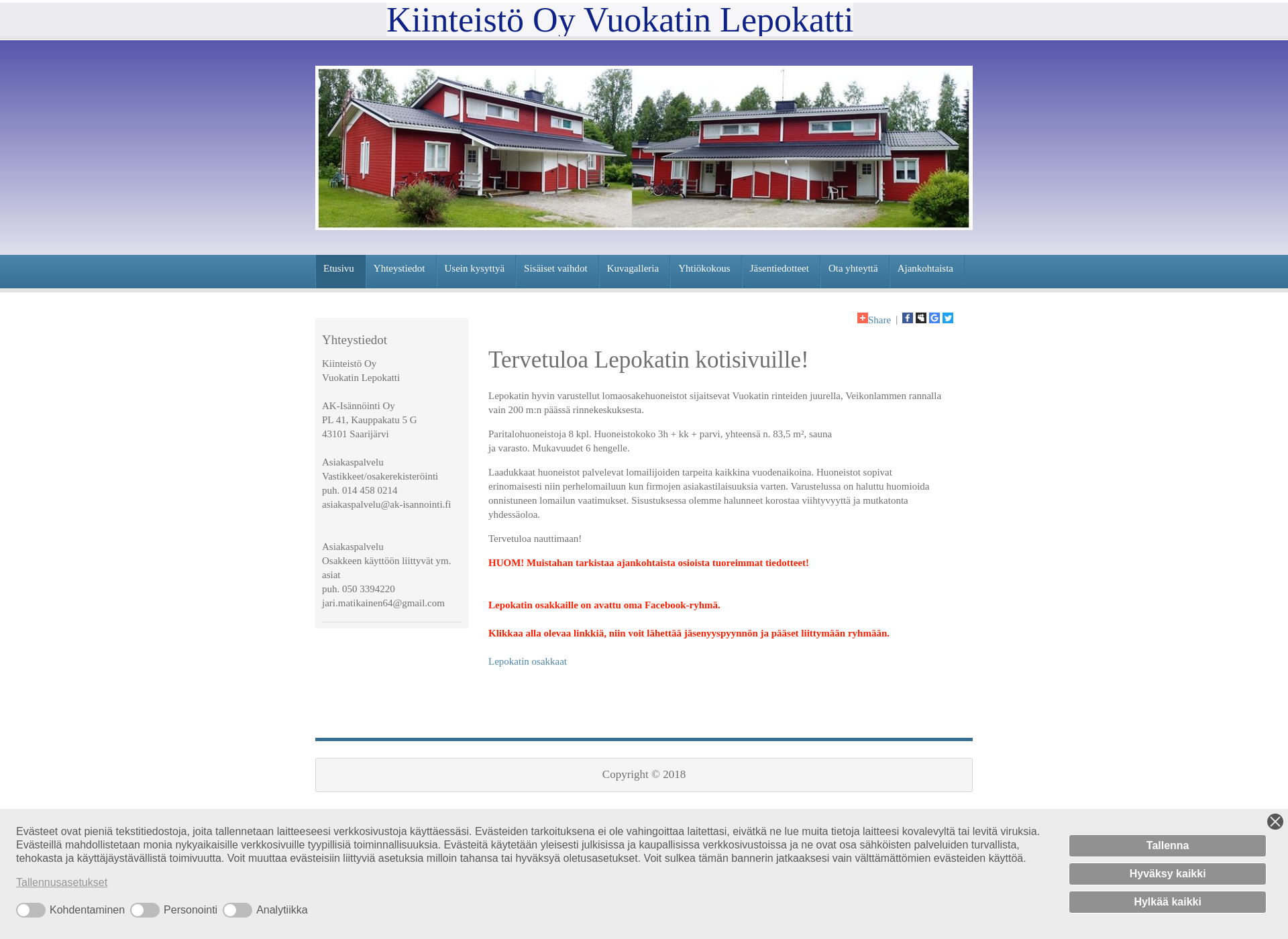 Screenshot for lepokatti.fi