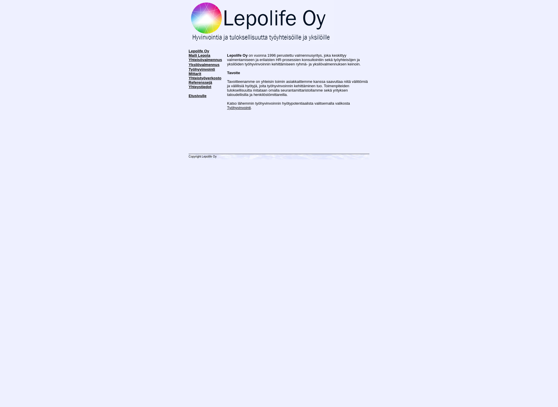 Screenshot for lepolife.fi