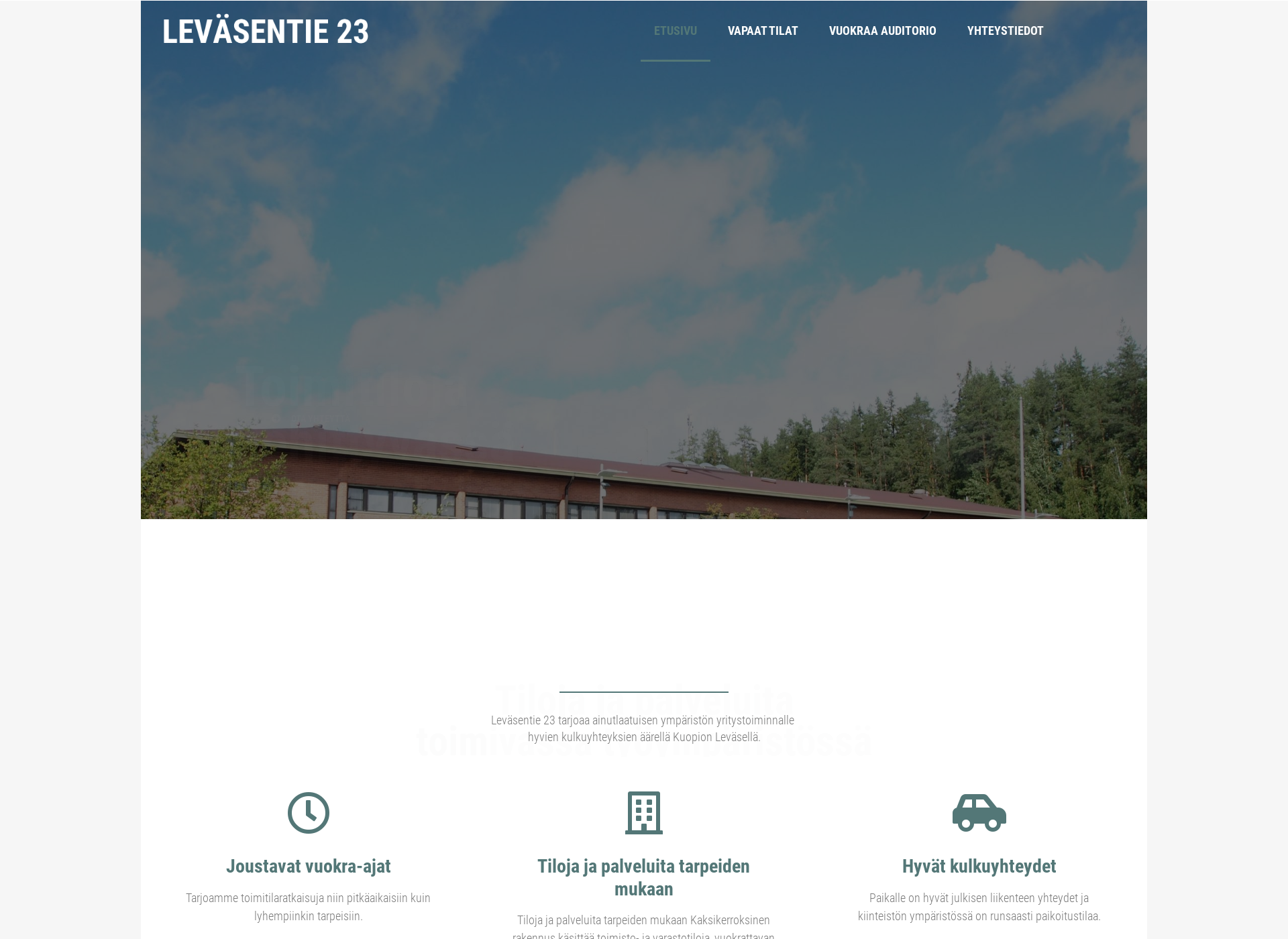 Screenshot for levasentie23.fi
