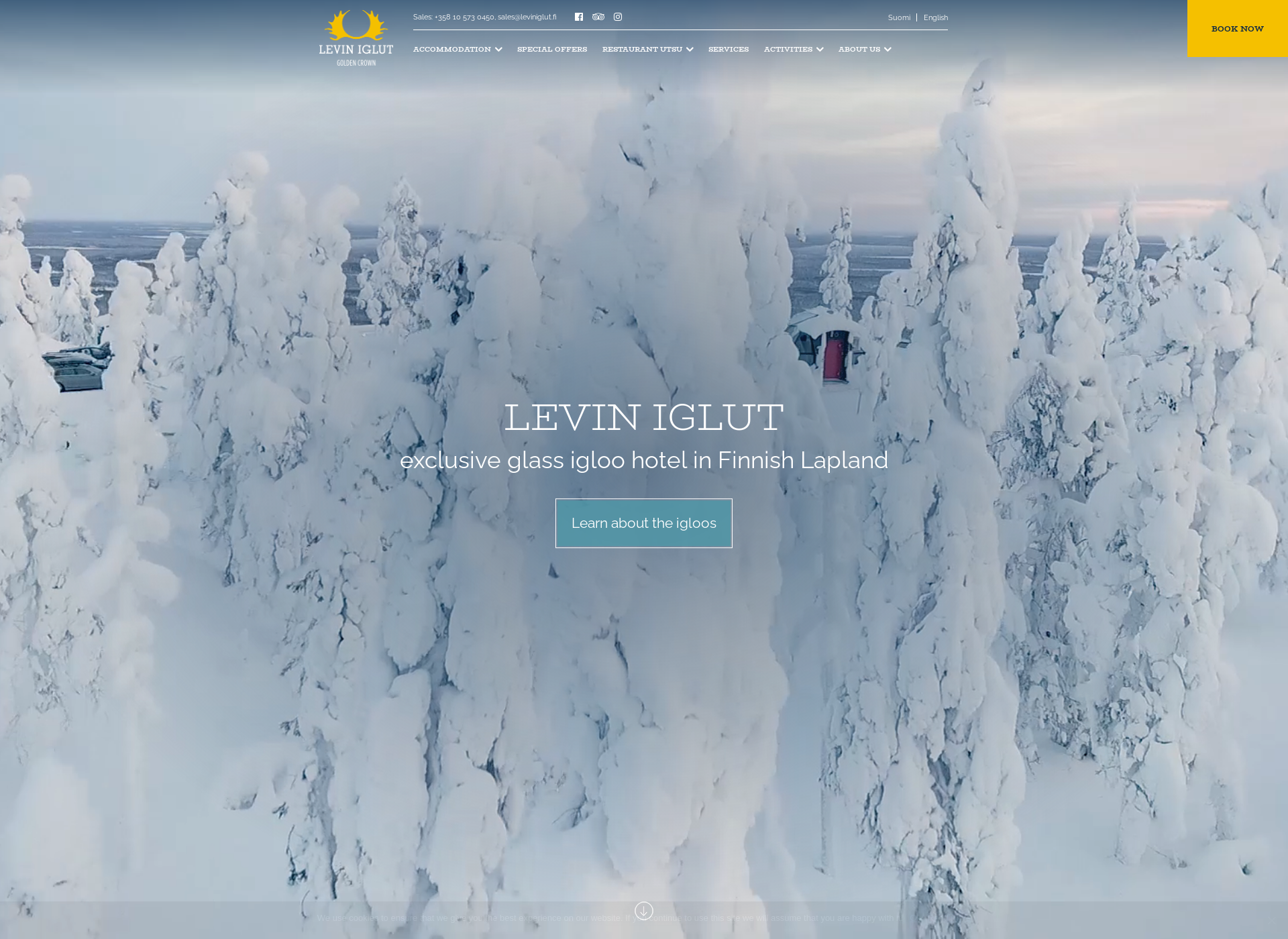 Screenshot for leviniglut.fi
